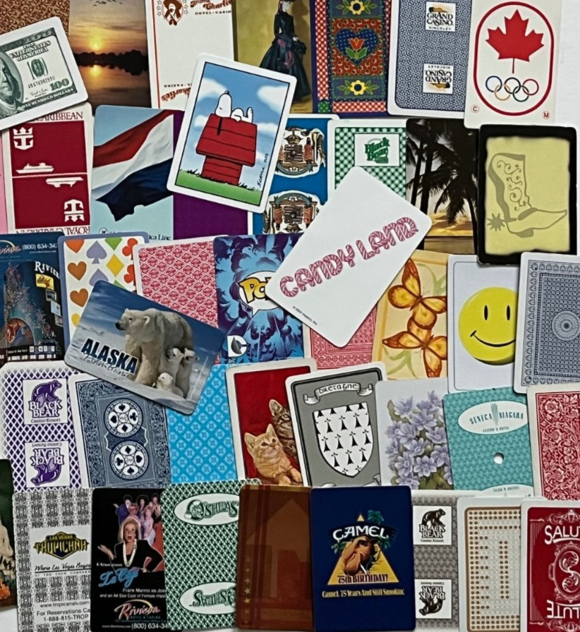 50 Random Vintage to Modern Playing Cards for Junk Journaling Single Swap Card