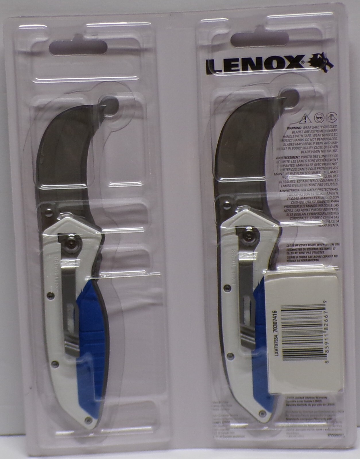 Lenox 2 pc Stainless Steel Hawkbill Knife Set LXHT97554....................5K