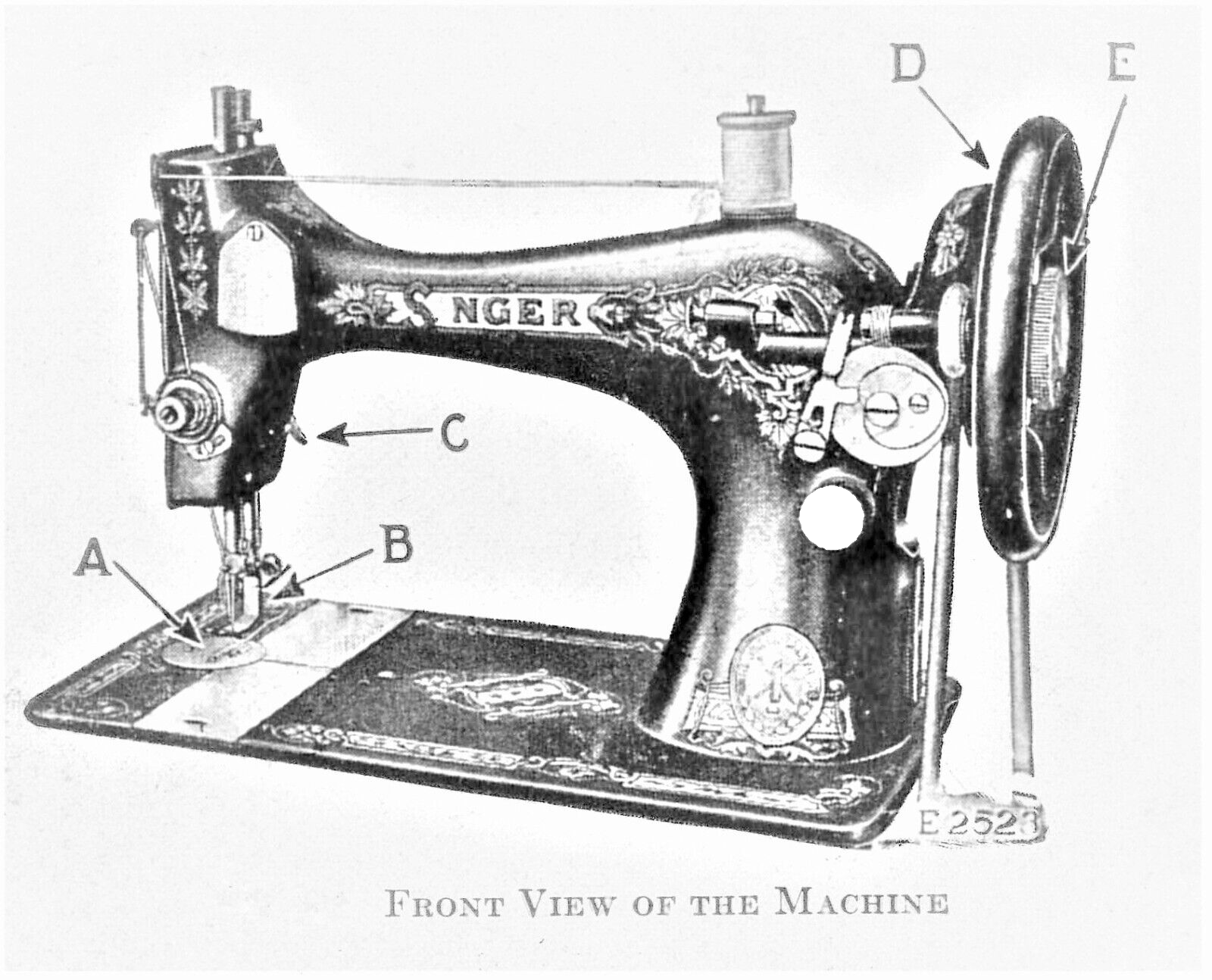 Singer Treadle Sewing Machine No. 127 & 128 Attachment No. 35919 Owner's Manual