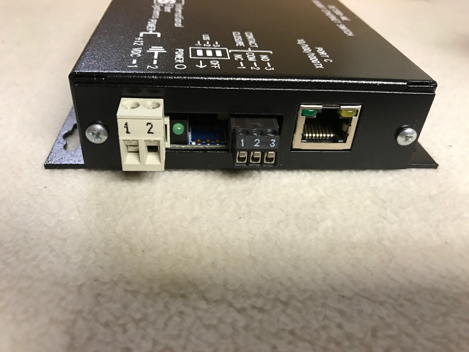 NEW GE Security IFS DE7300-ME - 3 Port Gigabit Ethernet Transceiver 62.5/125μm