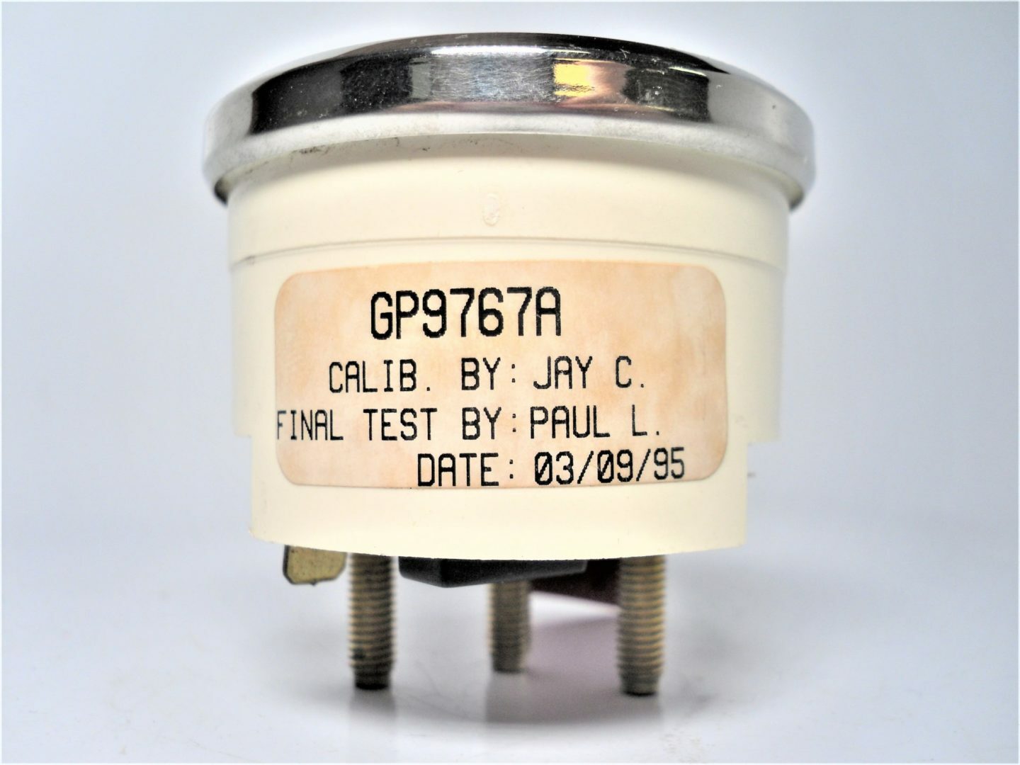 Faria GP9767A ~NEW~ 2" Chesapeake White 80 PSI Oil Pressure Gauge -FREE SHIPPING