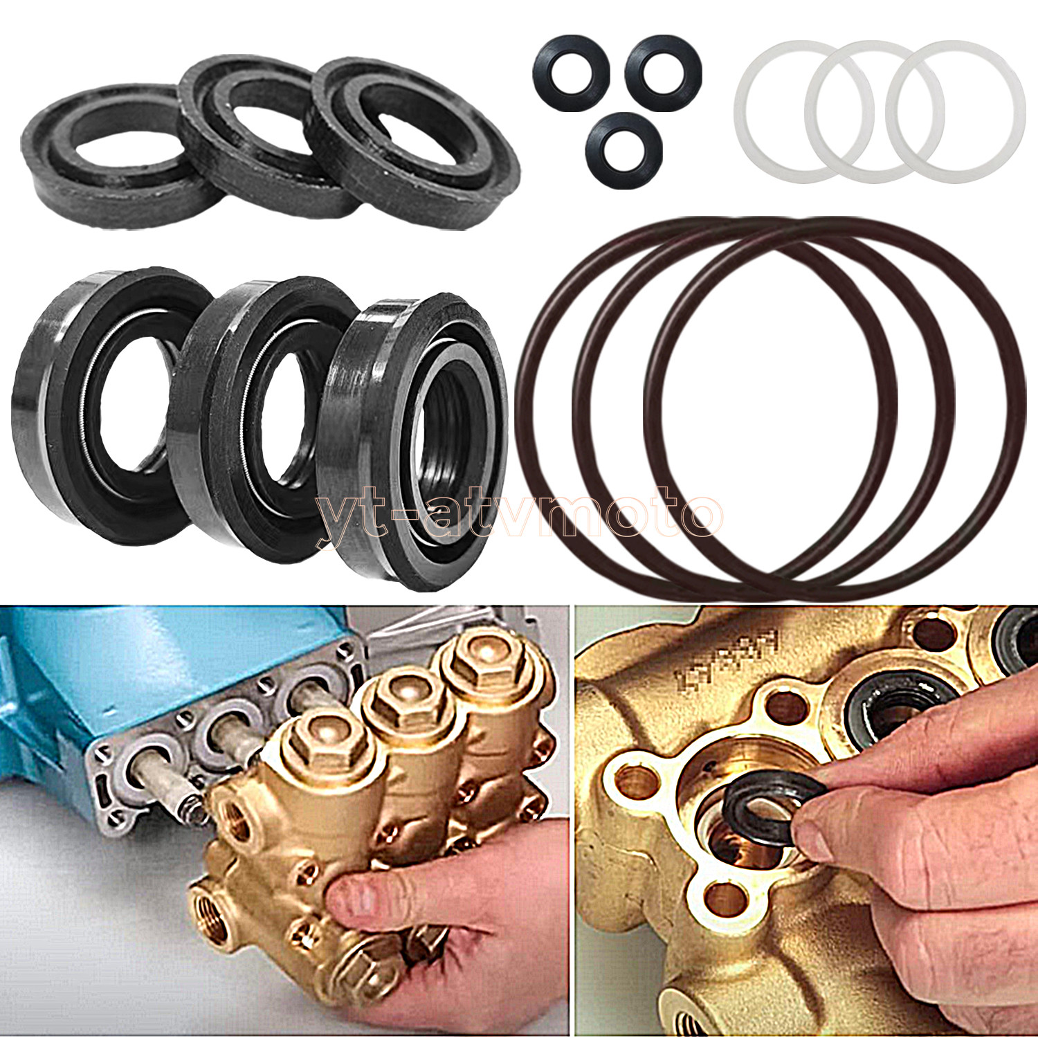 34262 Seal Rebuild Kit For Cat 66DX 6DX Pressure Washer Pump 66DX30G11 66DX35G11