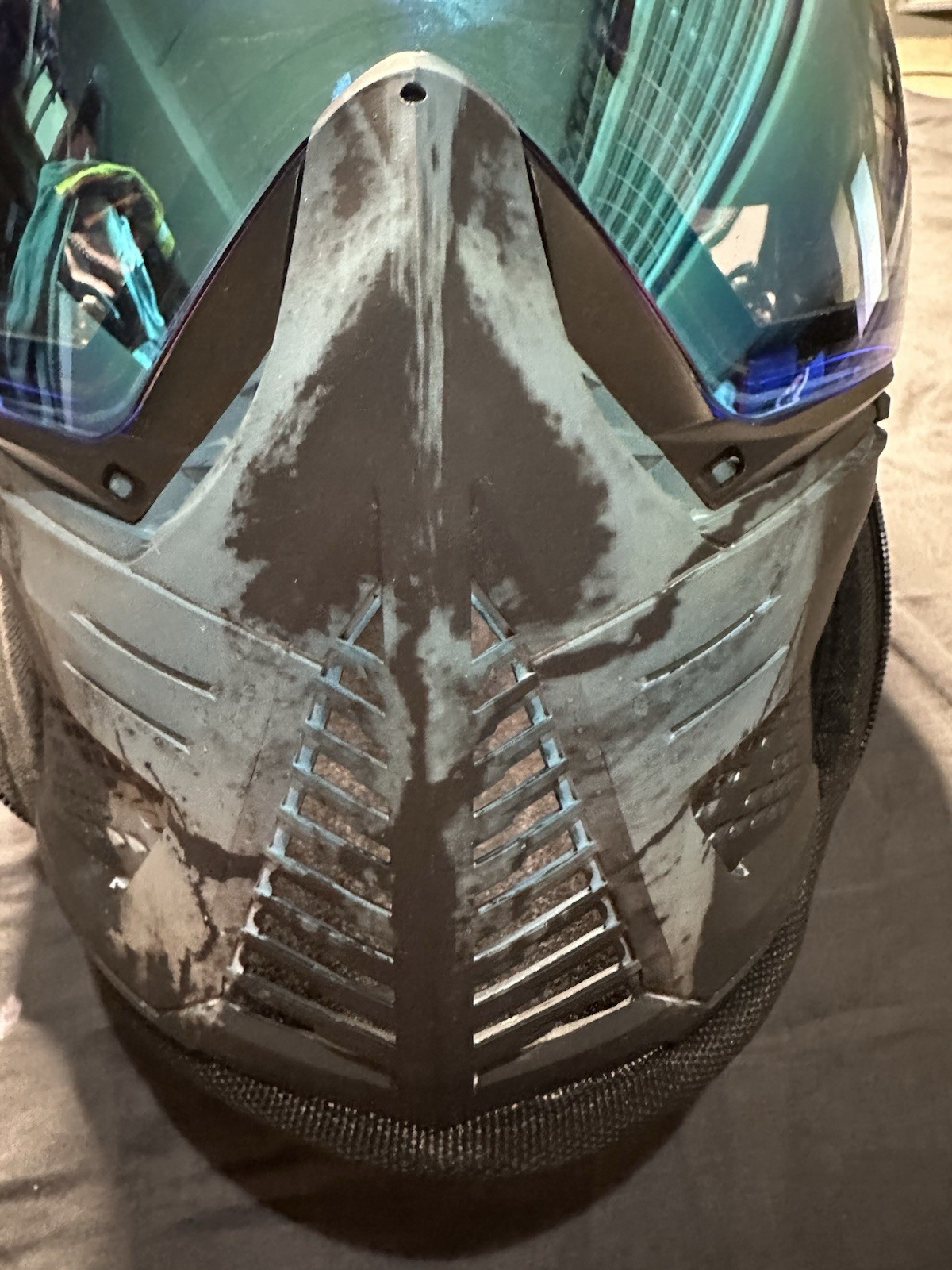 Push Unite Blue Skull Paintball Googles