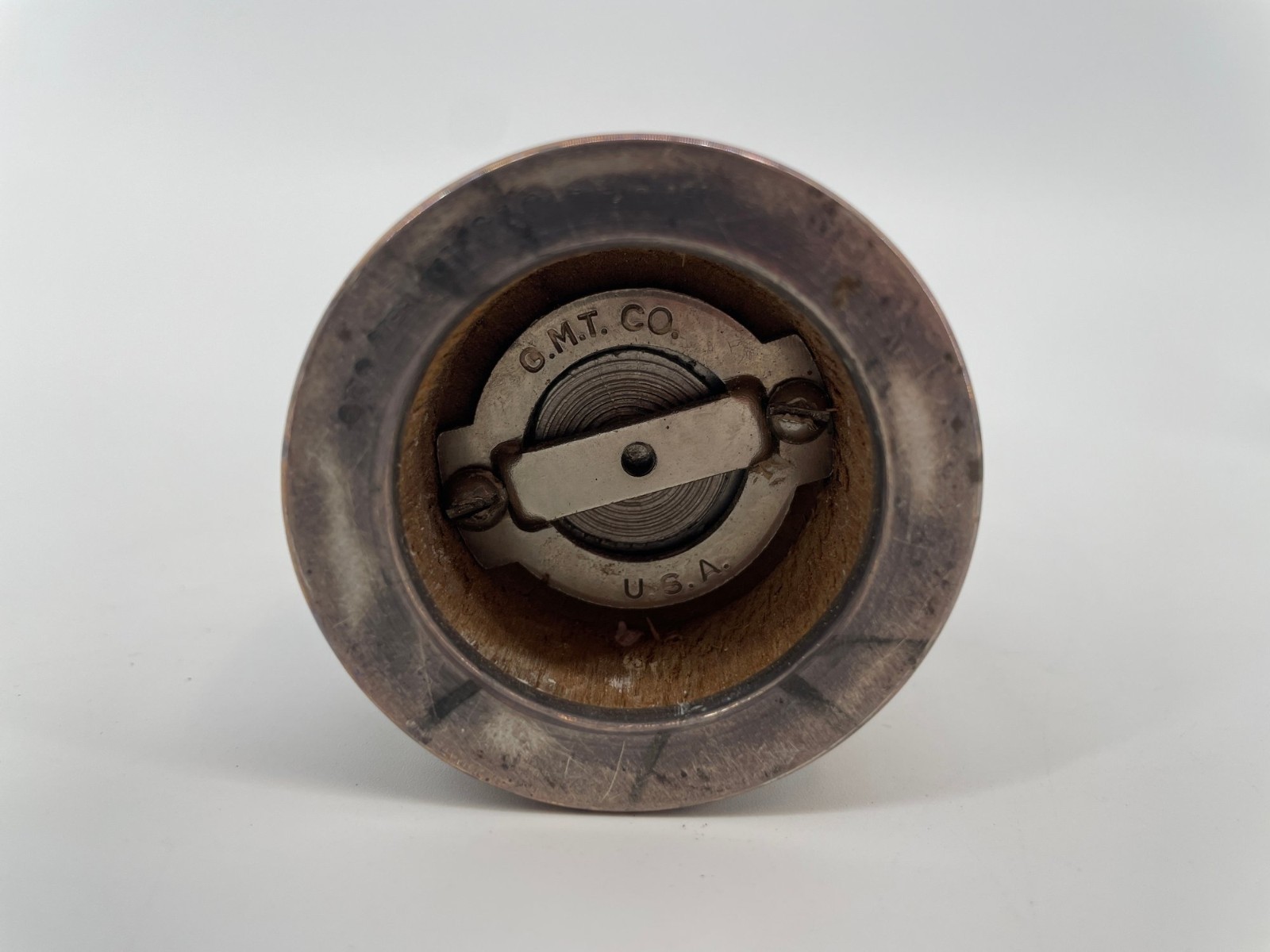 Sterling Silver Pepper Grinder Pair- One GMT Exemplar & One With Shield Hallmark