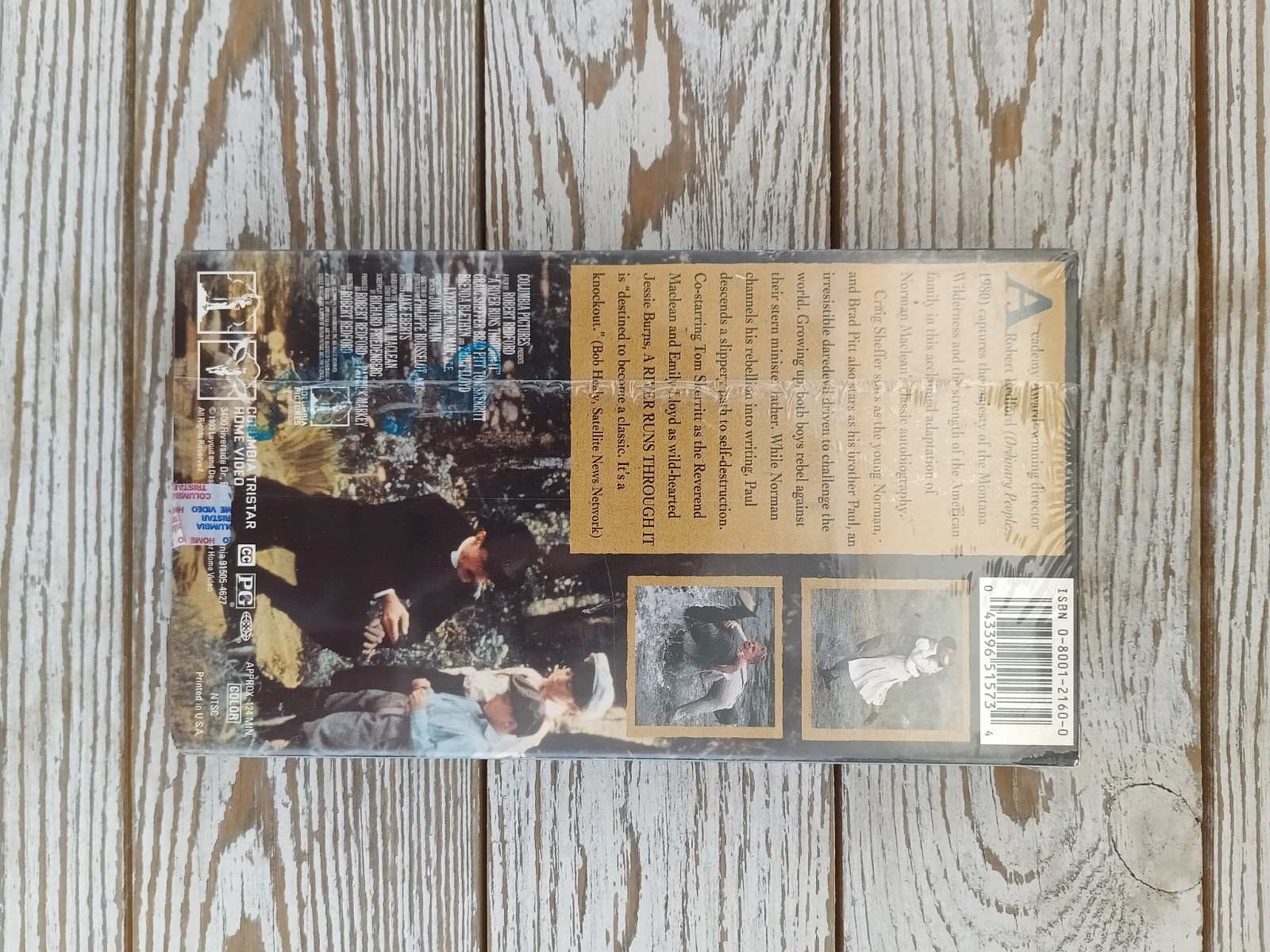 A River Runs Through It (VHS, 1993) Robert Redford, NEW Sealed Video Tape Movie