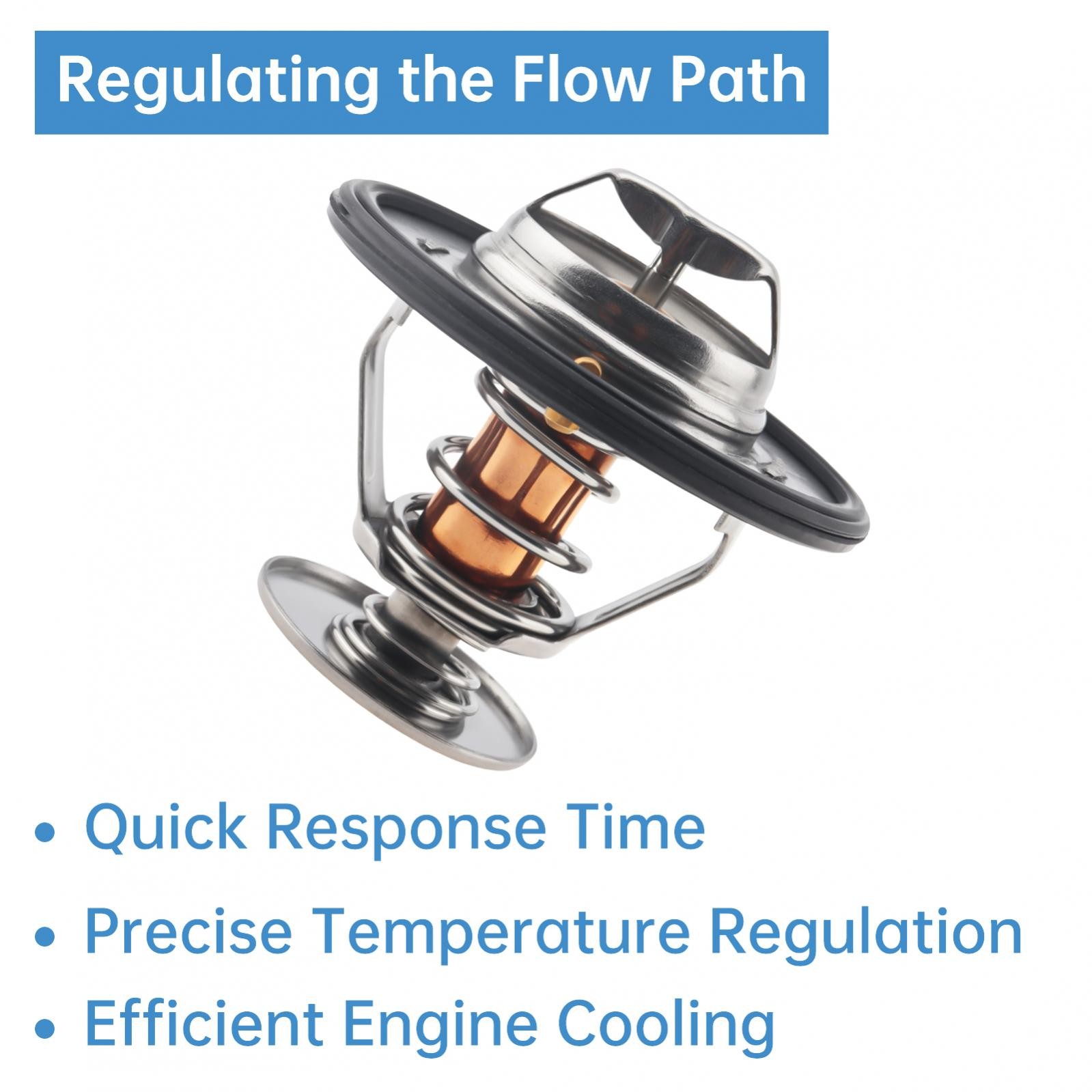 Temperature Sensors 52028898AE Engine Coolant Thermostat Fit for Dodge Jeep Chry