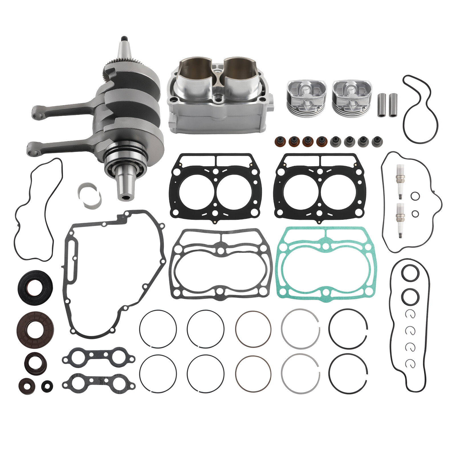 Engine Rebuild Kit w/ Crankshaft Cylinder For Polaris Sportsman RZR Ranger 800