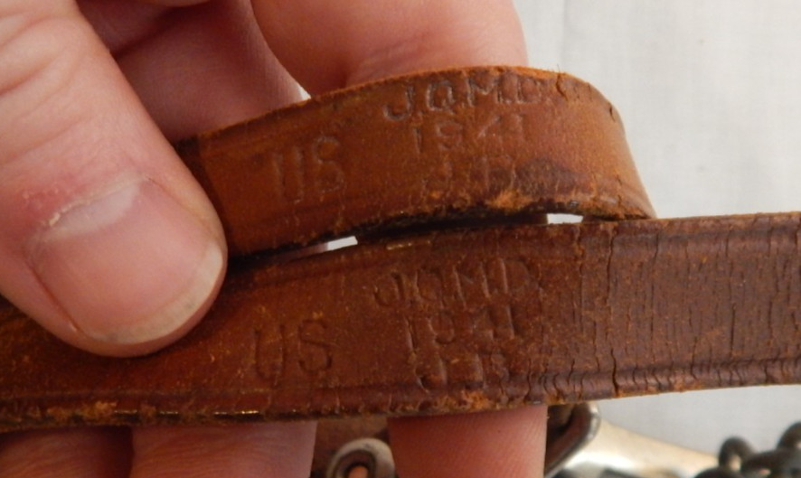 Jingle Western Cowboy Spurs - J.Q.M.D. 1941 JB Strap - 137