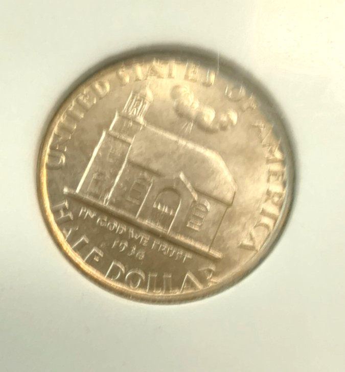 1936 Delaware Commemorative Half Dollar UNC Details