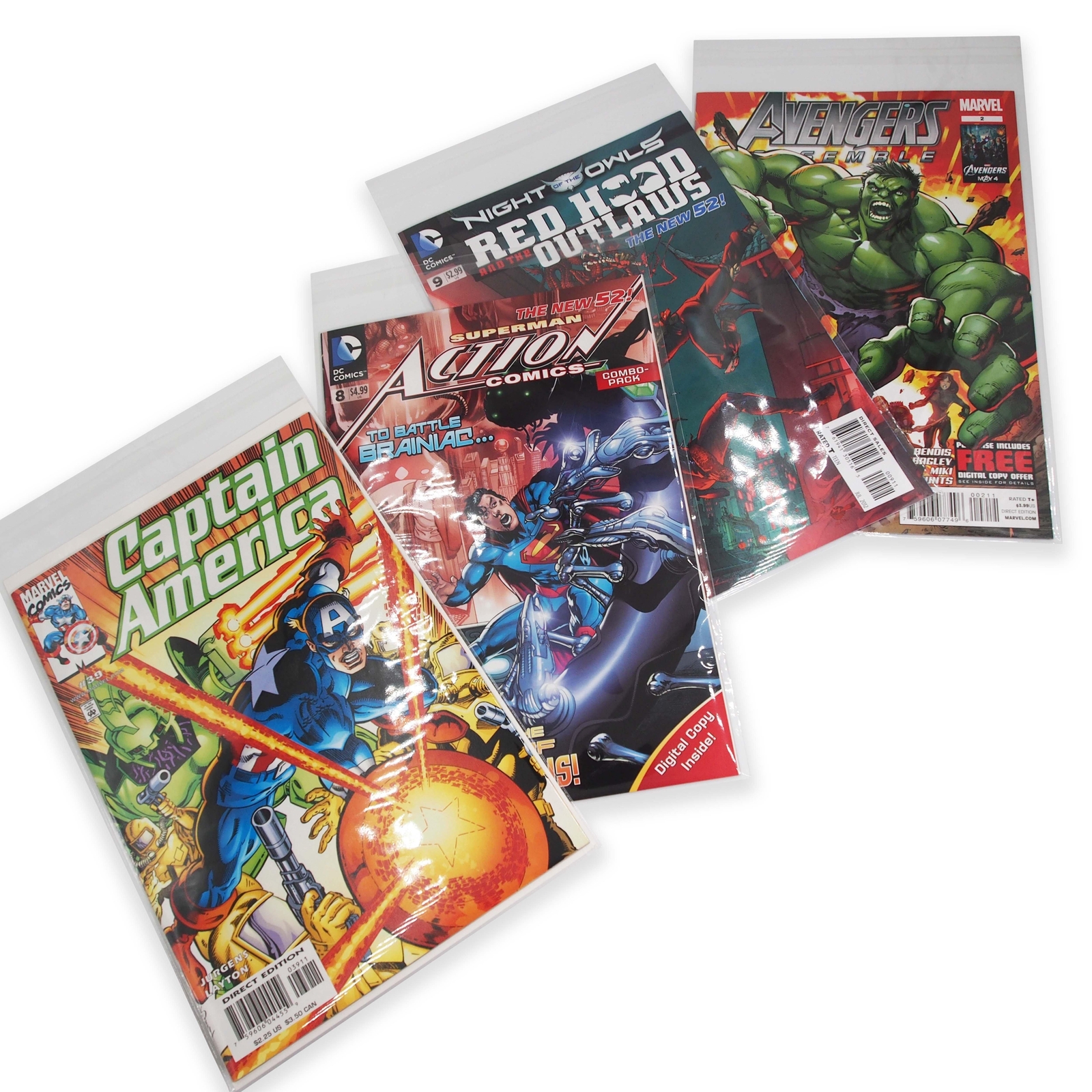 N'icePackaging - 200 Qty Protective Comic Book Sleeves - Super Clear OPP...