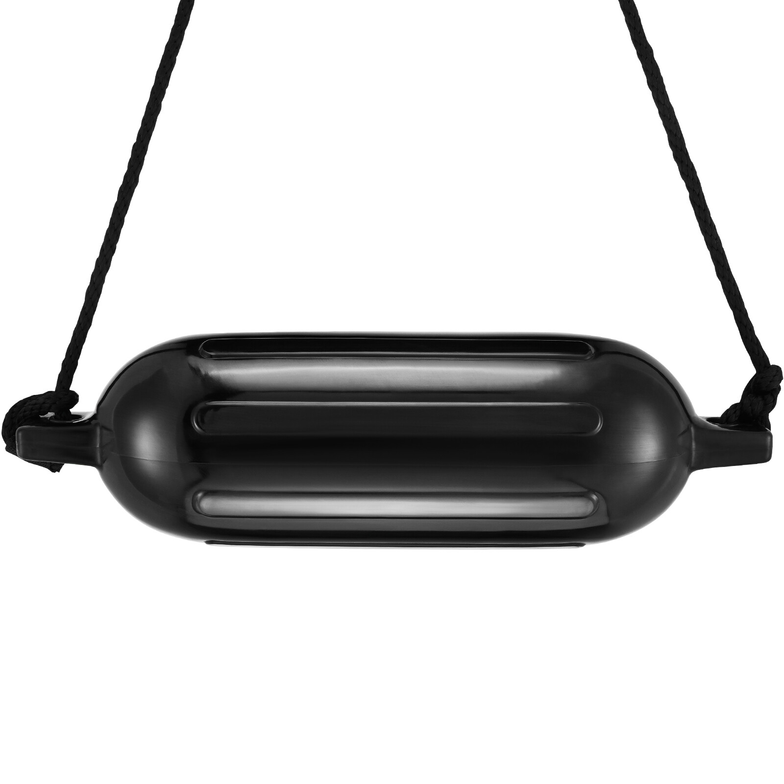 VEVOR Boat Fenders Inflatable Ribbed Boat Bumpers for Docking 6.5" x 23" Black