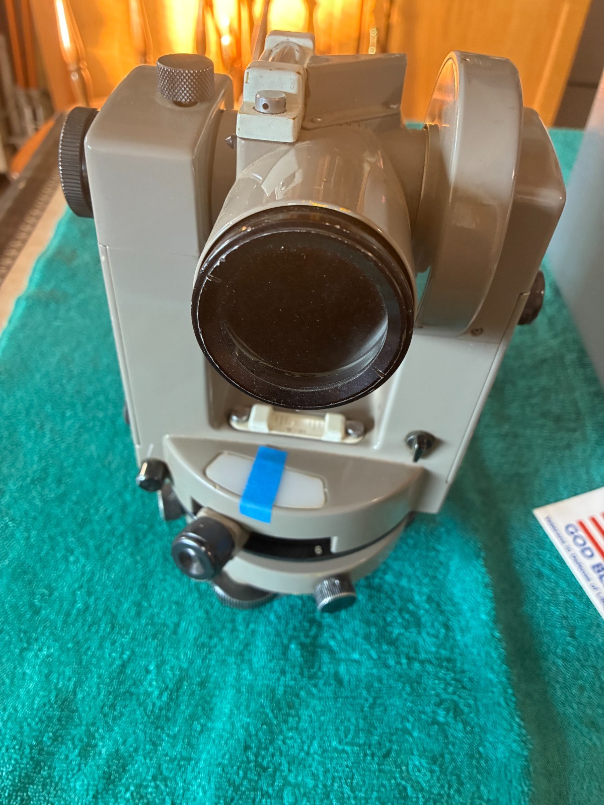 Dietzen optical Theodolite 25x... Model 6170 Sn 259839 with metal case