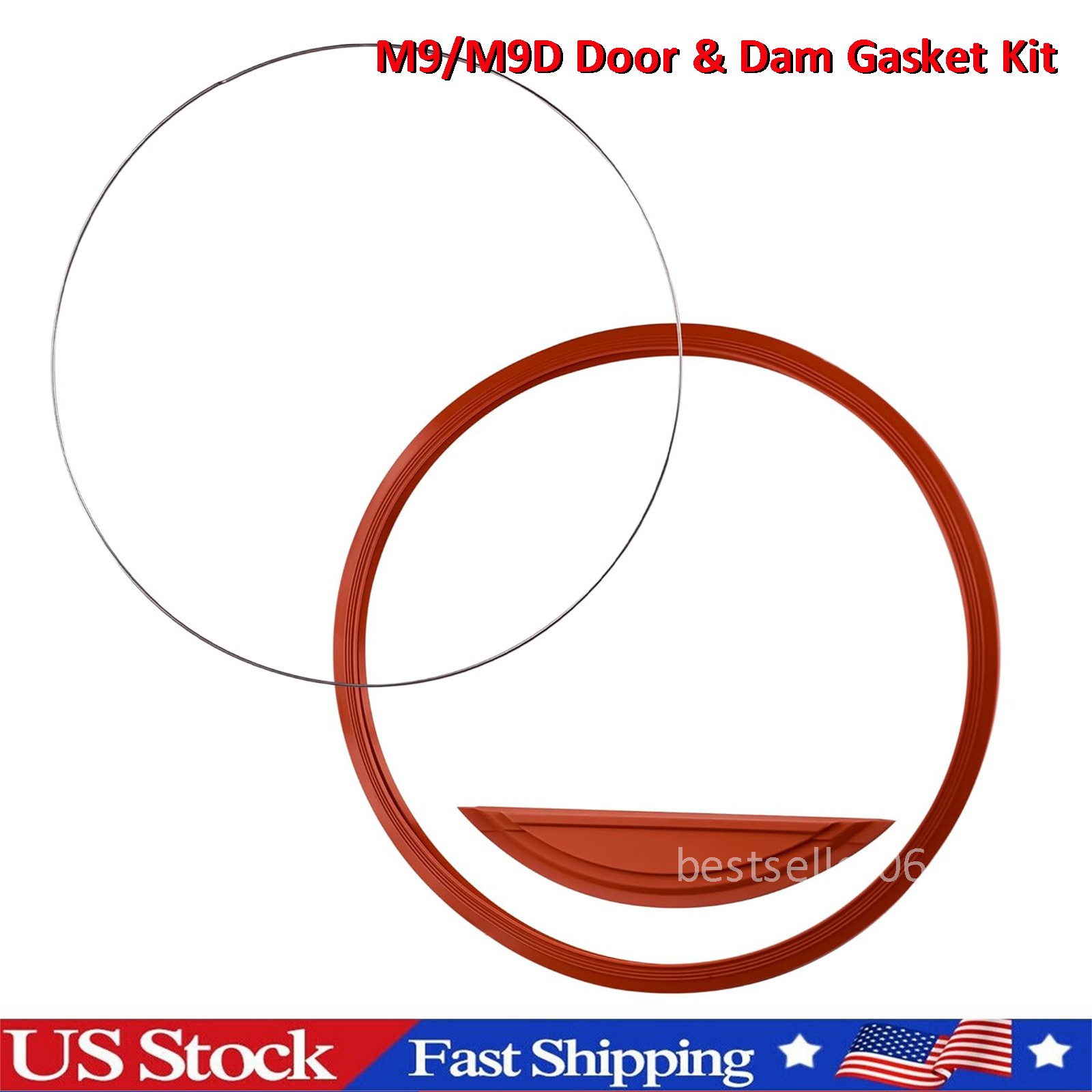 For Midmark M9 M9D Ultraclave Steam Door Gasket Kit Includes Door & Dam Gasket