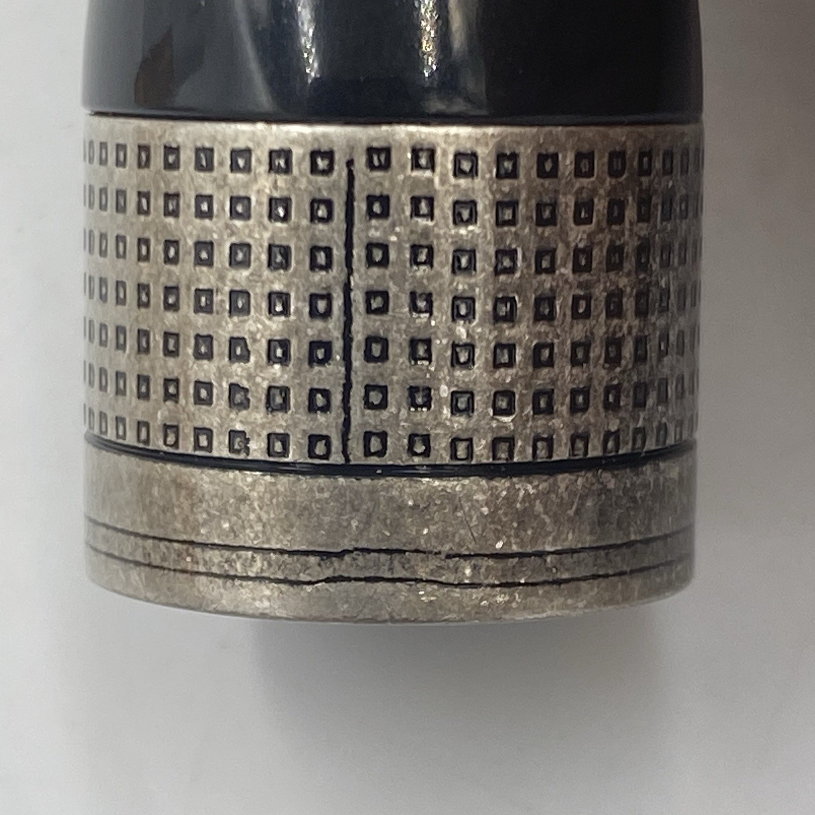 Galiner Pure Copper Size 46-47 Cigar Pipe Holder Single Resin Accessory Gray