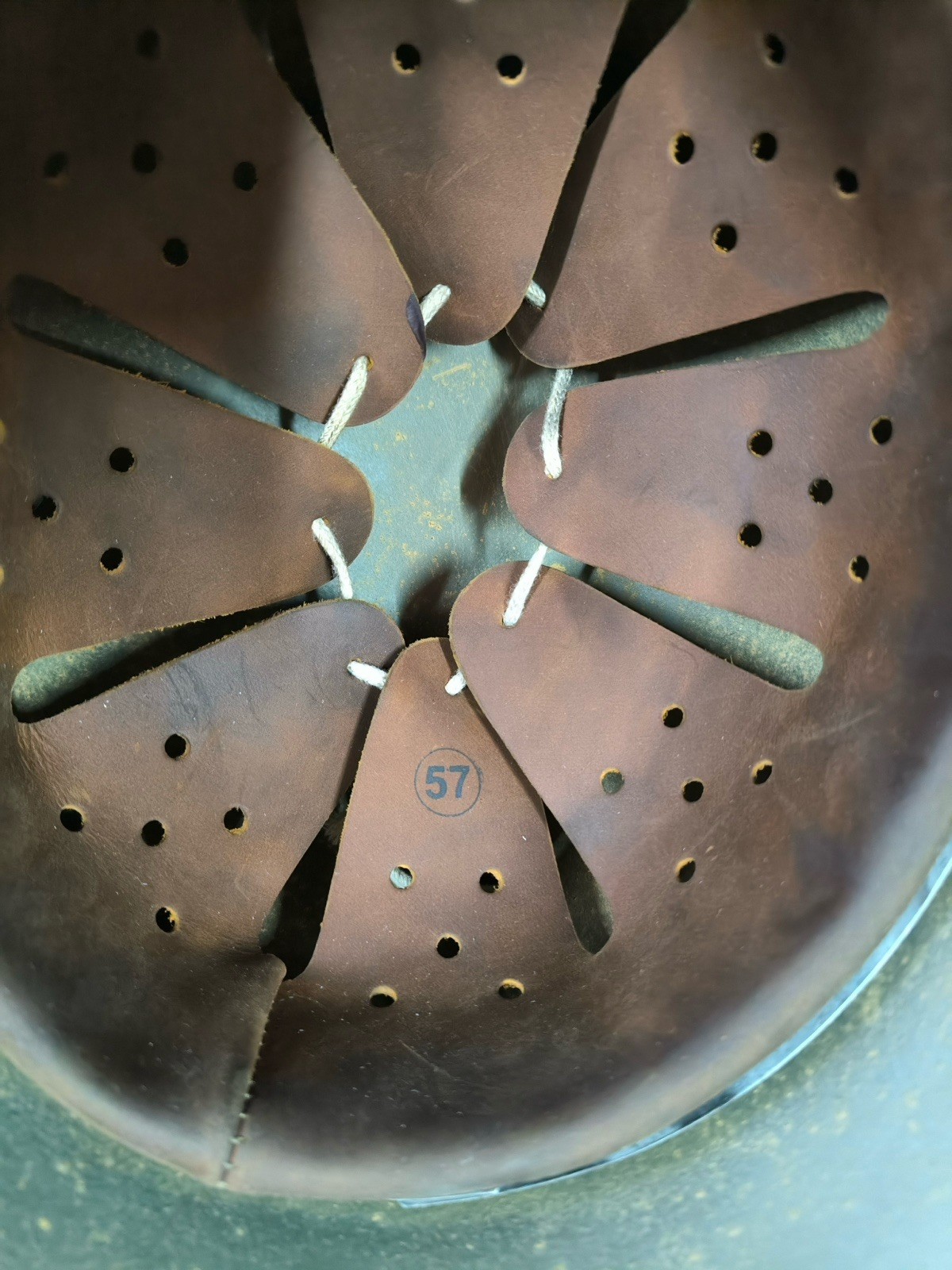 WW2 M42 German Helmet WWII M 42. Combat helmet size 64