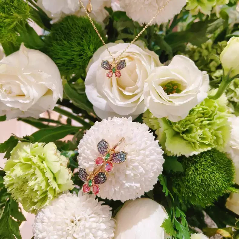 Swarovski's new butterfly earrings