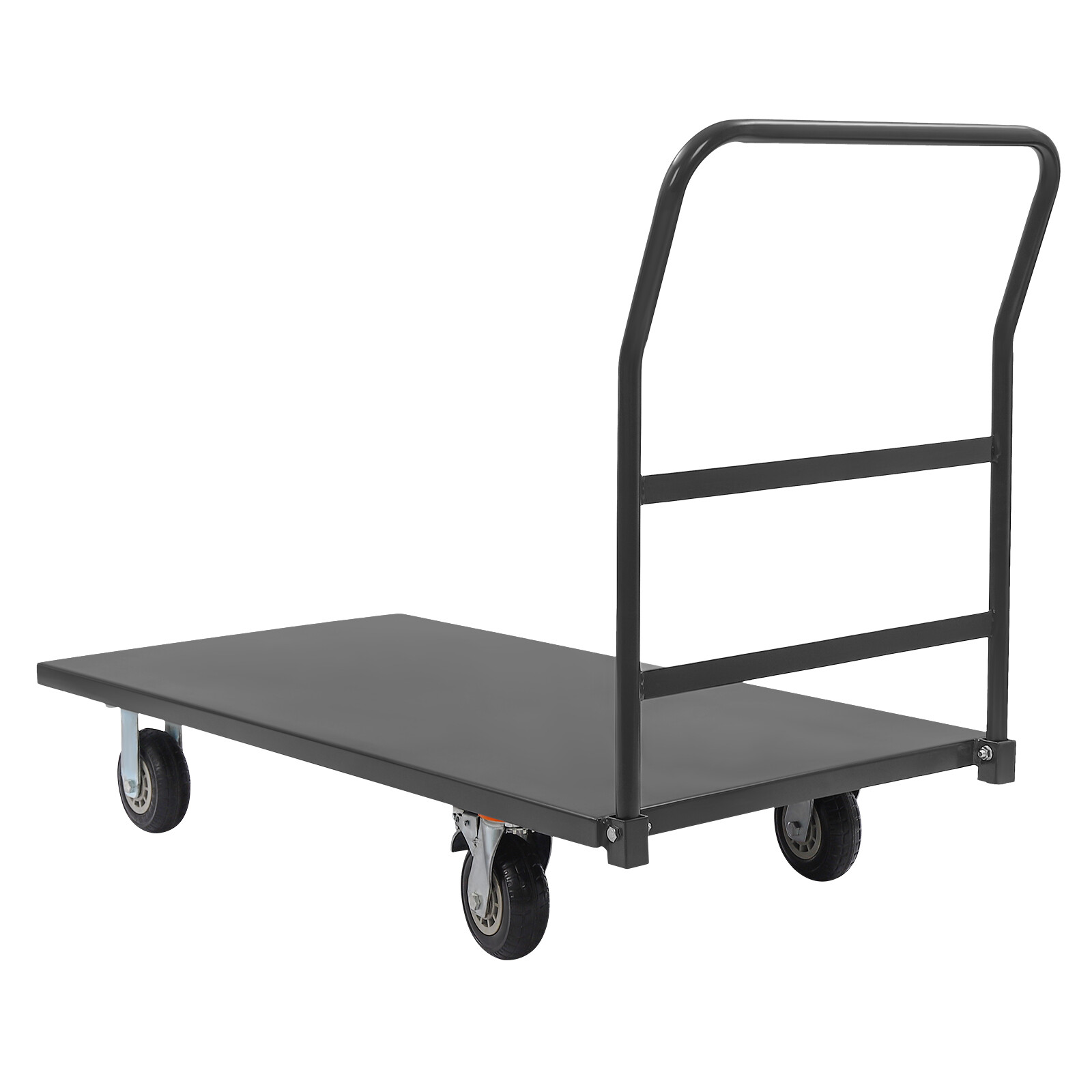 2000Lbs Platform Cart Dolly Industrial Flat Dolly Cart Hand Truck Trolley Heavy