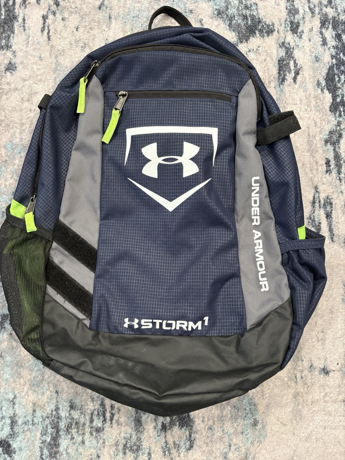 Under Armor X Storm Baseball Softball Backpack Dugout Bat Bag Navy Blue
