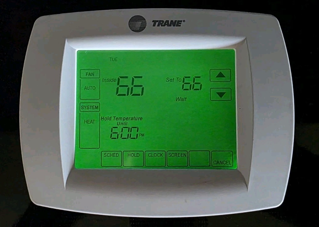 WORKS PERFECT Trane TCONT802AS32DAA Multi-Stage Programmable Thermostat