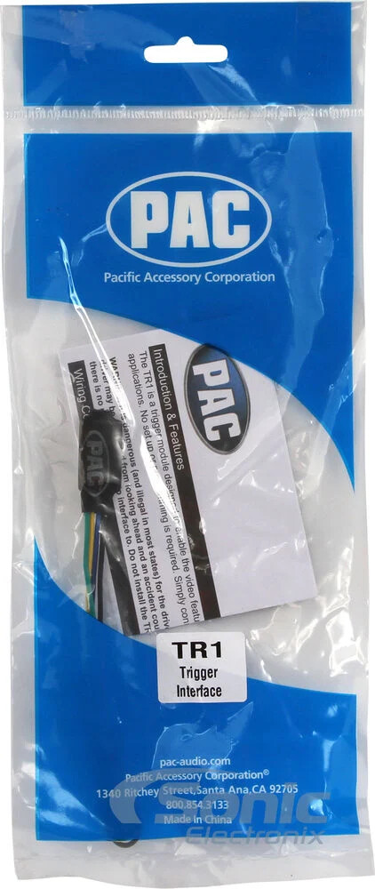 PAC TR-1 Video Lockout Bypass Trigger for Alpine, Pioneer, Kenwood and other rad