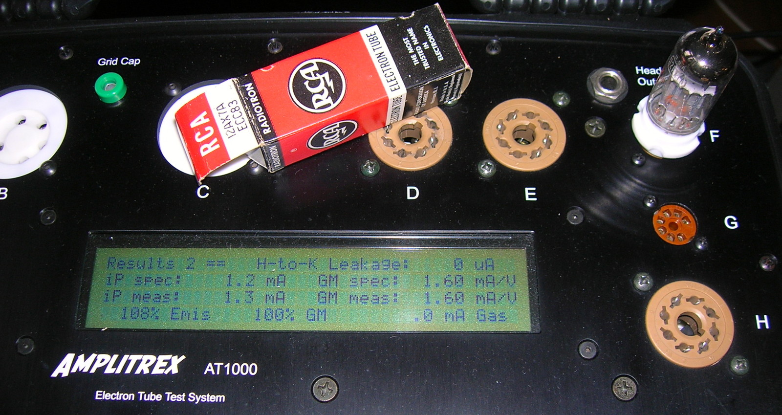NOS RCA 12AX7A ECC83 12AX7 USA TUBE CREAM OF THE CROP HIGHEST EMISSIONS!