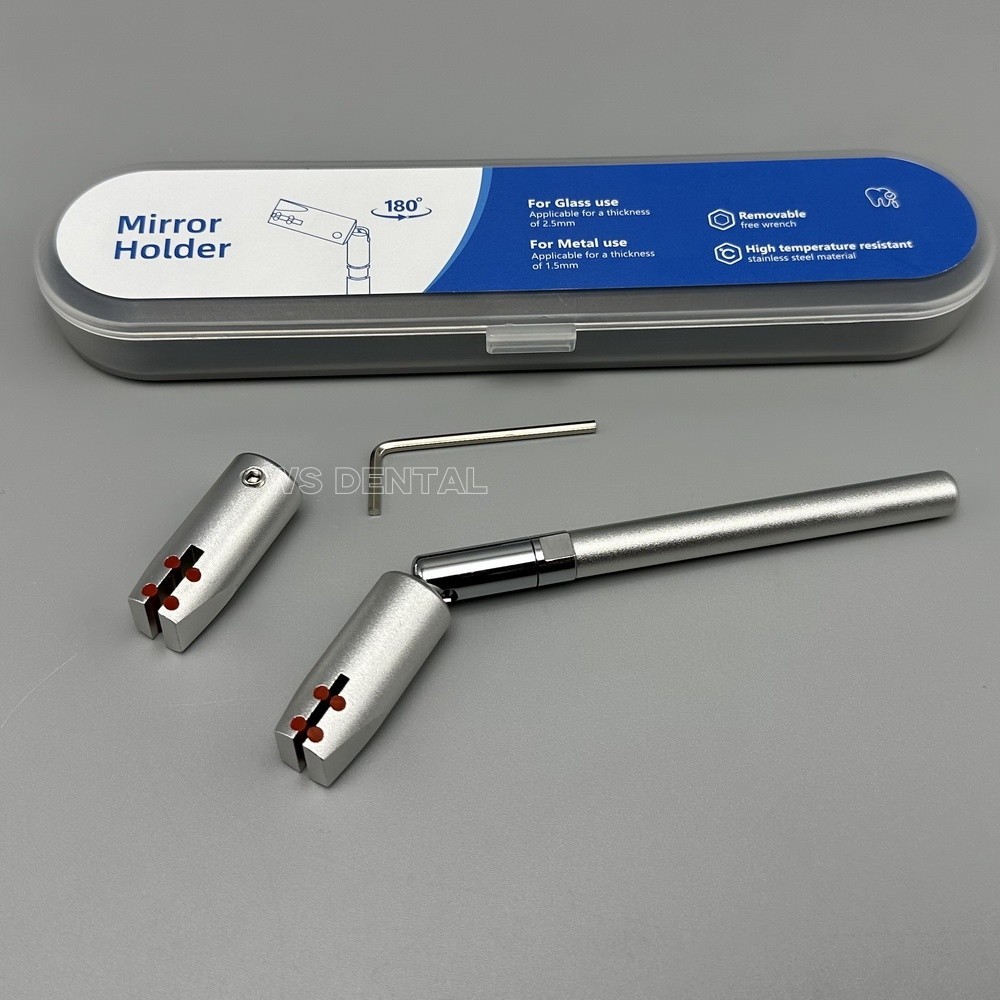 Dental Photography Mirror Holder 180° Adjustable Autoclavable Stainless Handle