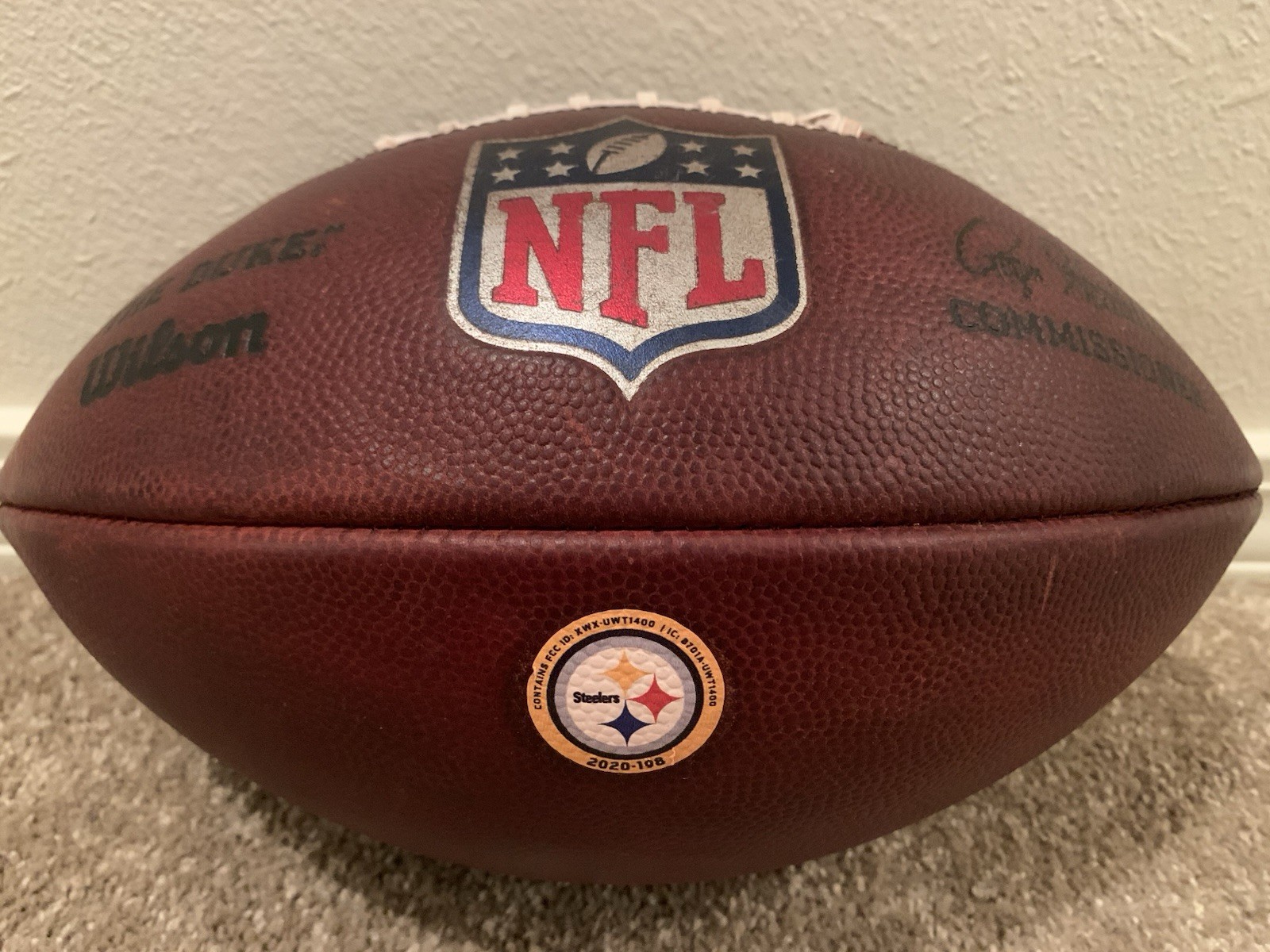 Pittsburgh Steelers Game Used NFL Football, 2020 Season