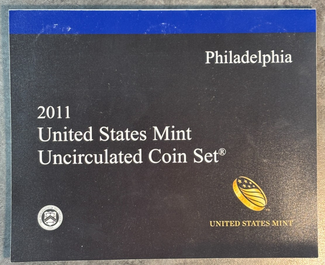 2011 P & D US Mint Complete Uncirculated Set 28 Coins w/ COA