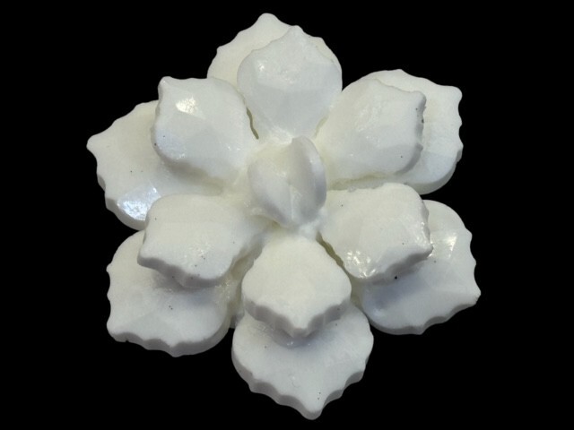 Silicone Faceted Flower Mold For Resin