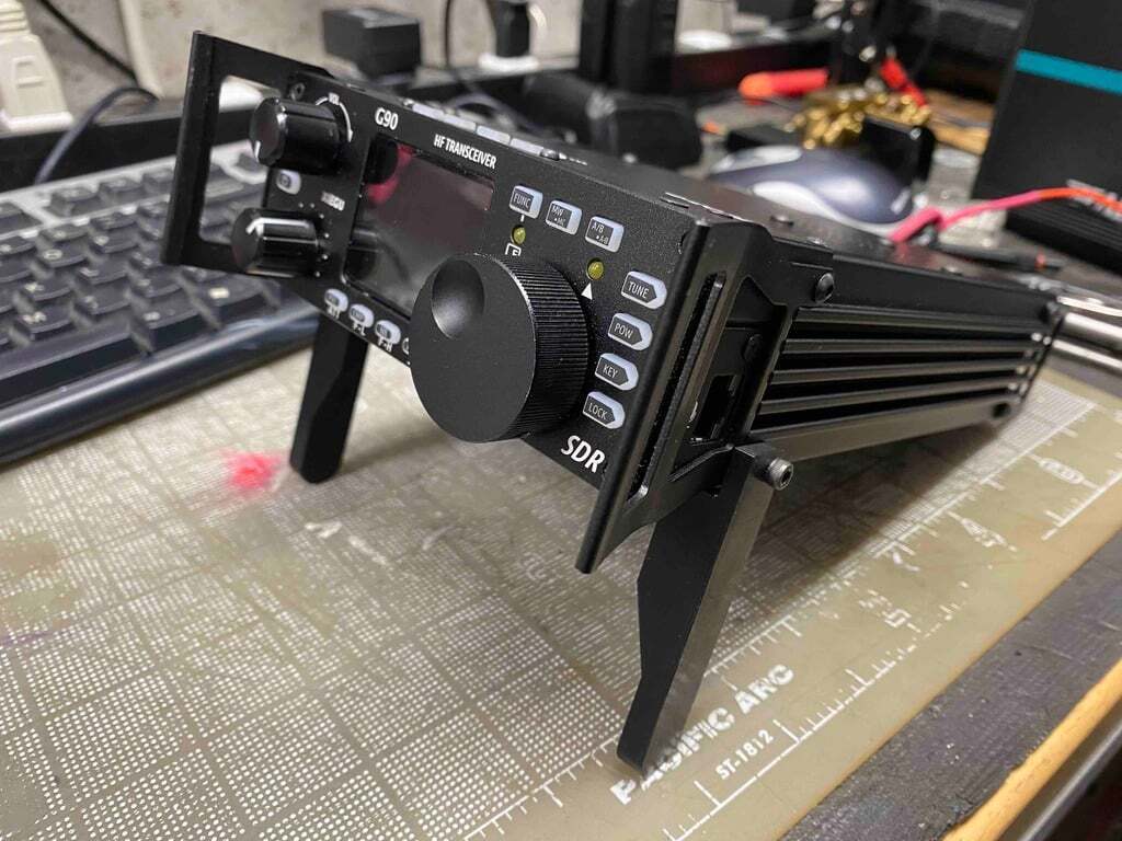 Folding Legs Kick Stand Set for Xiegu G90 HF Radio