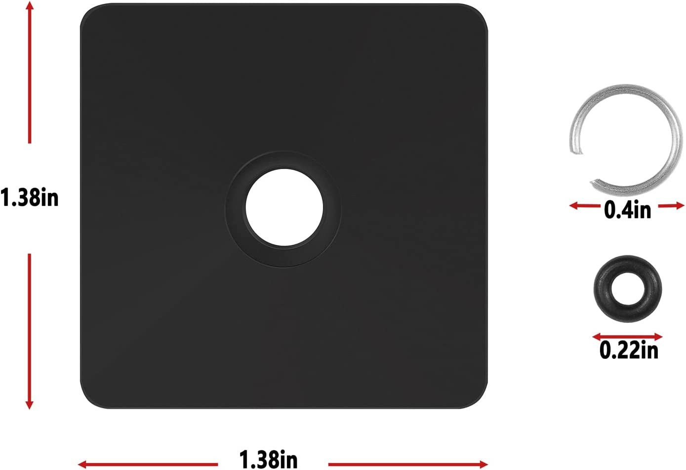 3 Sets 3/8" Impact Wrench Retaining Ring Clip with O-Ring for Milwaukee Type