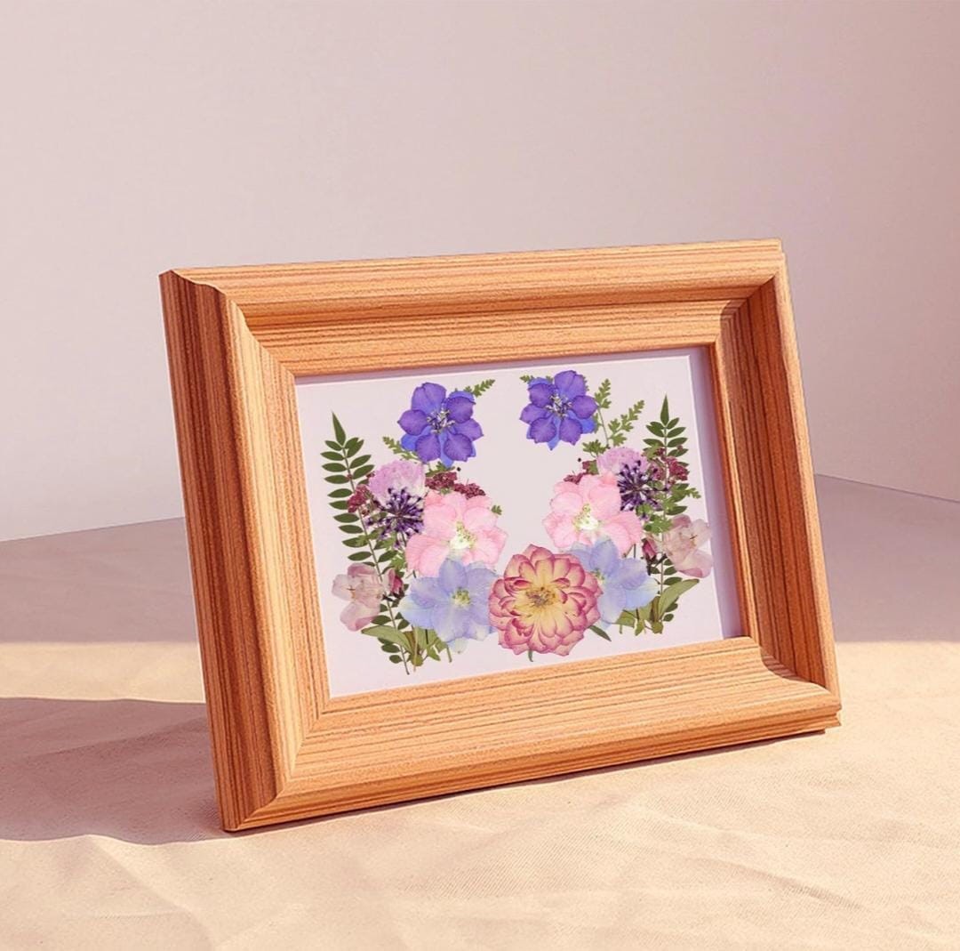 50Pcs Dried Pressed Flowers Resin Mould Real Pressed Flowers Natural Dry Leaves