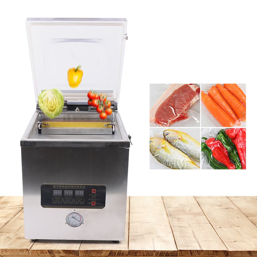 Vacuum Sealer Commercial Food Chamber Vacuum Sealing Packing Machine 360W 110V