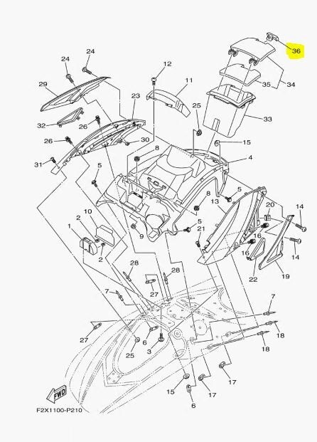 OEM Yamaha GP1800 R VX Cruiser Limited Deluxe VXC VXR VXS Glove Box Lid Latch