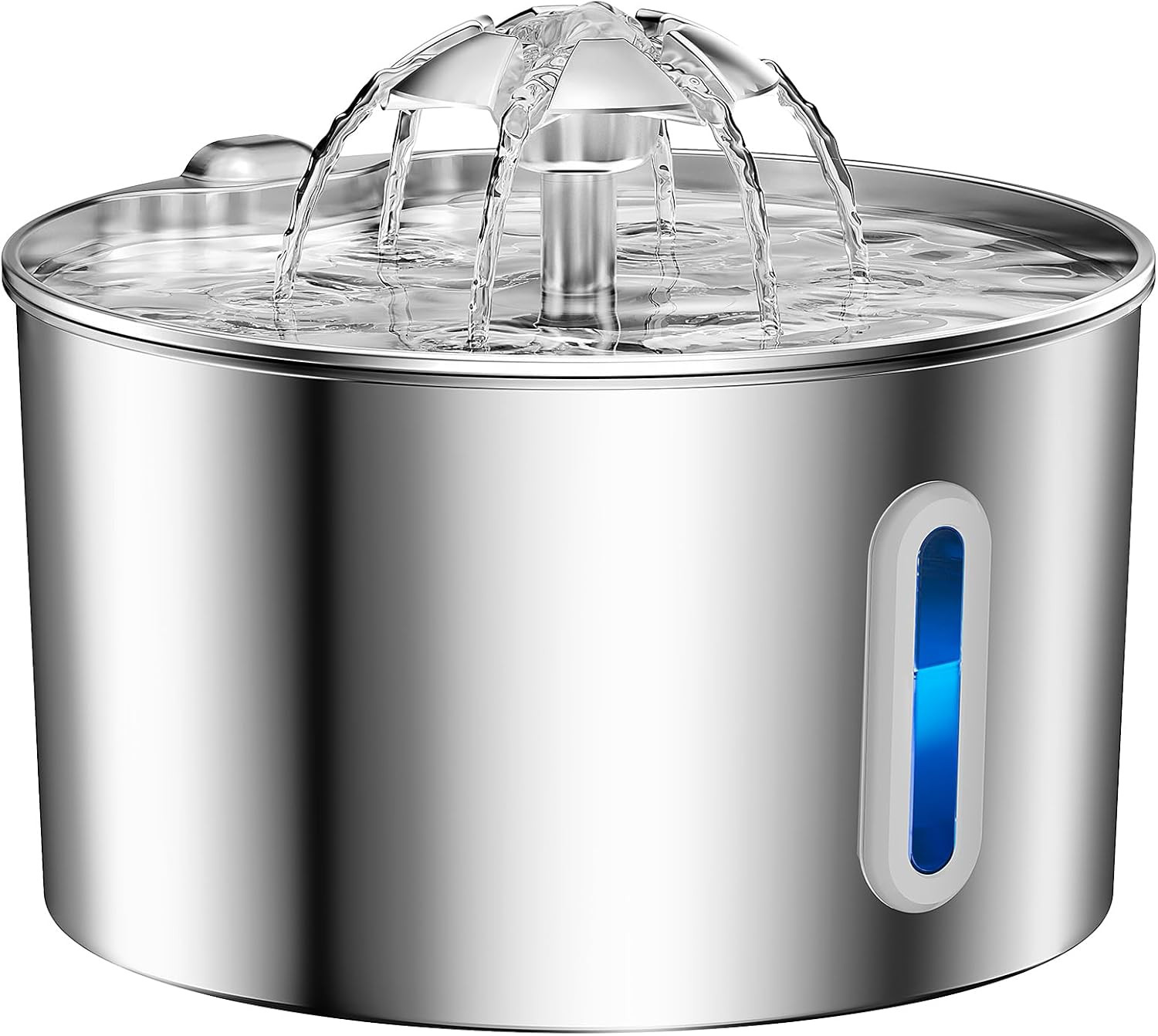 Cat Water Fountain Stainless Steel - 74oz/2.2L Pet Gift Dog Water Dispenser Auto