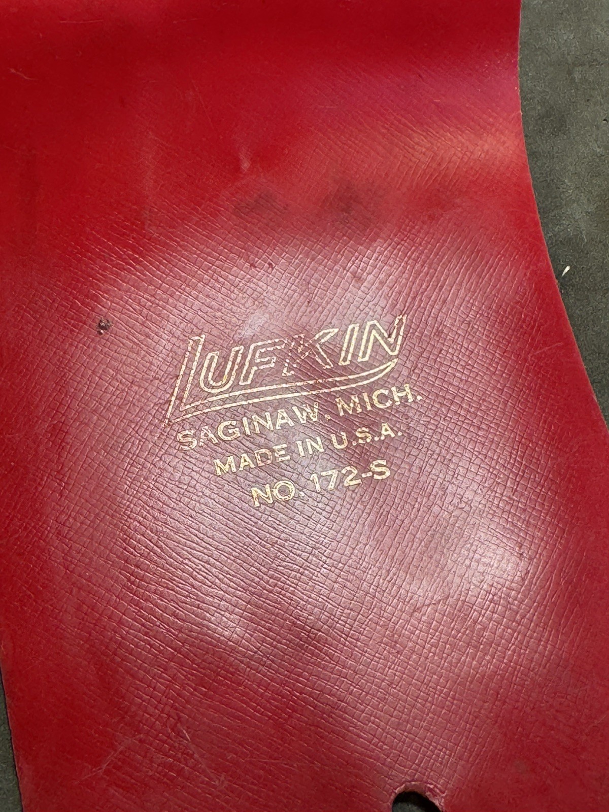 Vintage Lufkin 172 S Complete Original Punch Set Pouch 5 pcs Set Machinist