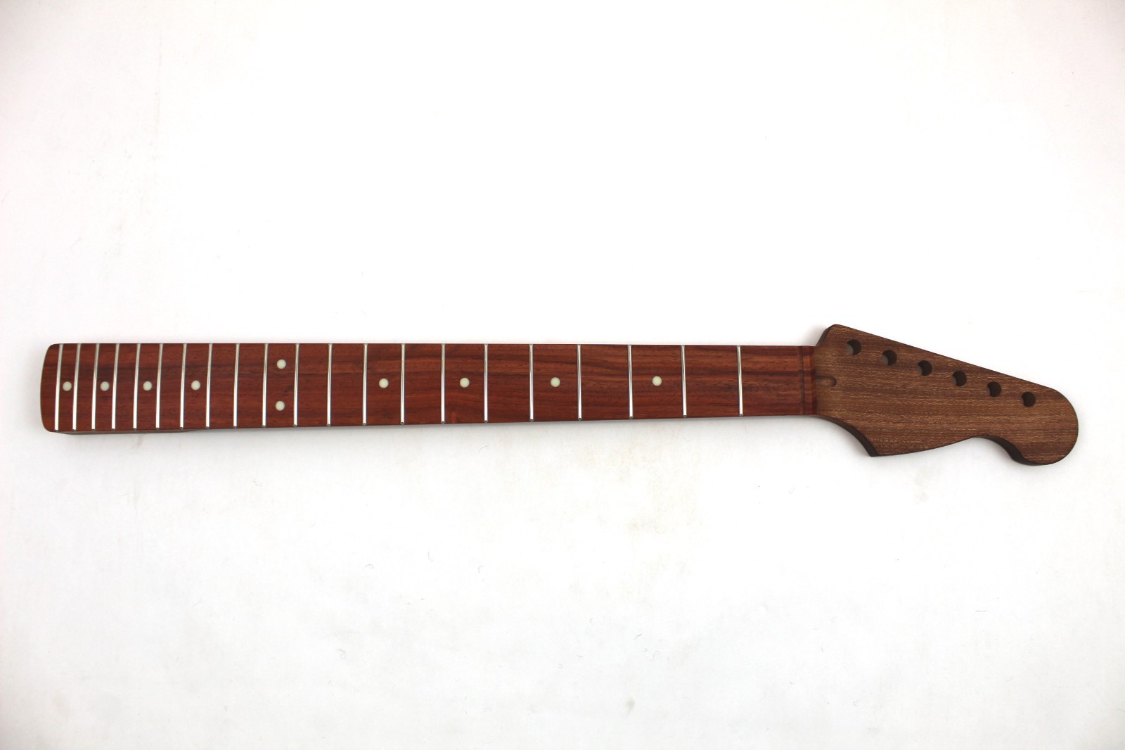 Guitar Neck - Padauk on Sapele- S Style - Fits Fender Stratocaster