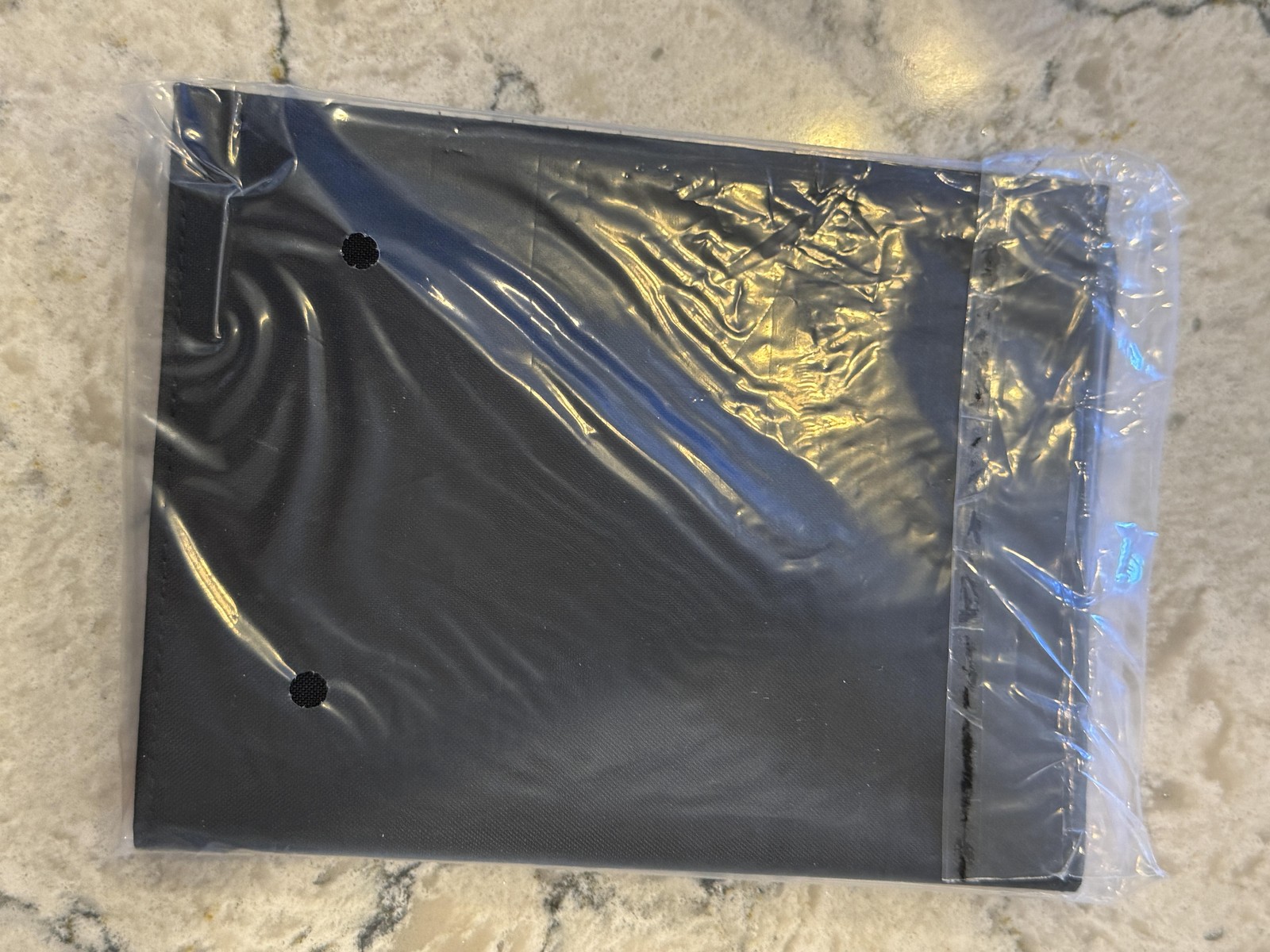 ALPAKA Ark Bifold Passport Wallet Black Travel Organizer Slim Case RFID