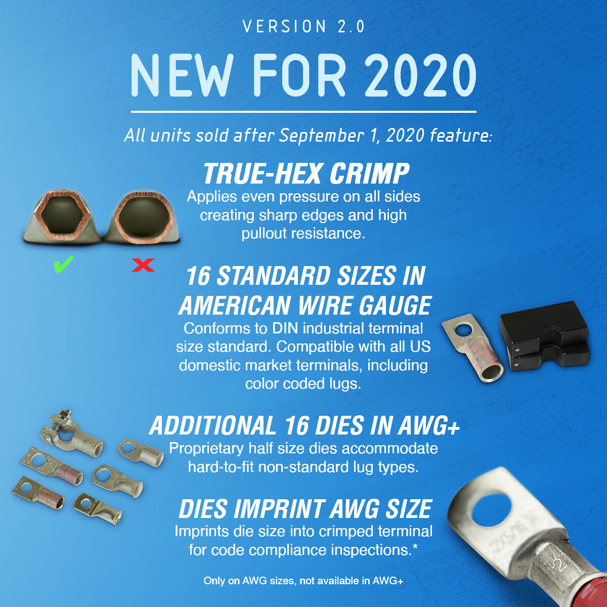 TEMCo Industrial Hydraulic Cable Lug Crimper TH0005 V2.0 10 AWG to 600 MCM