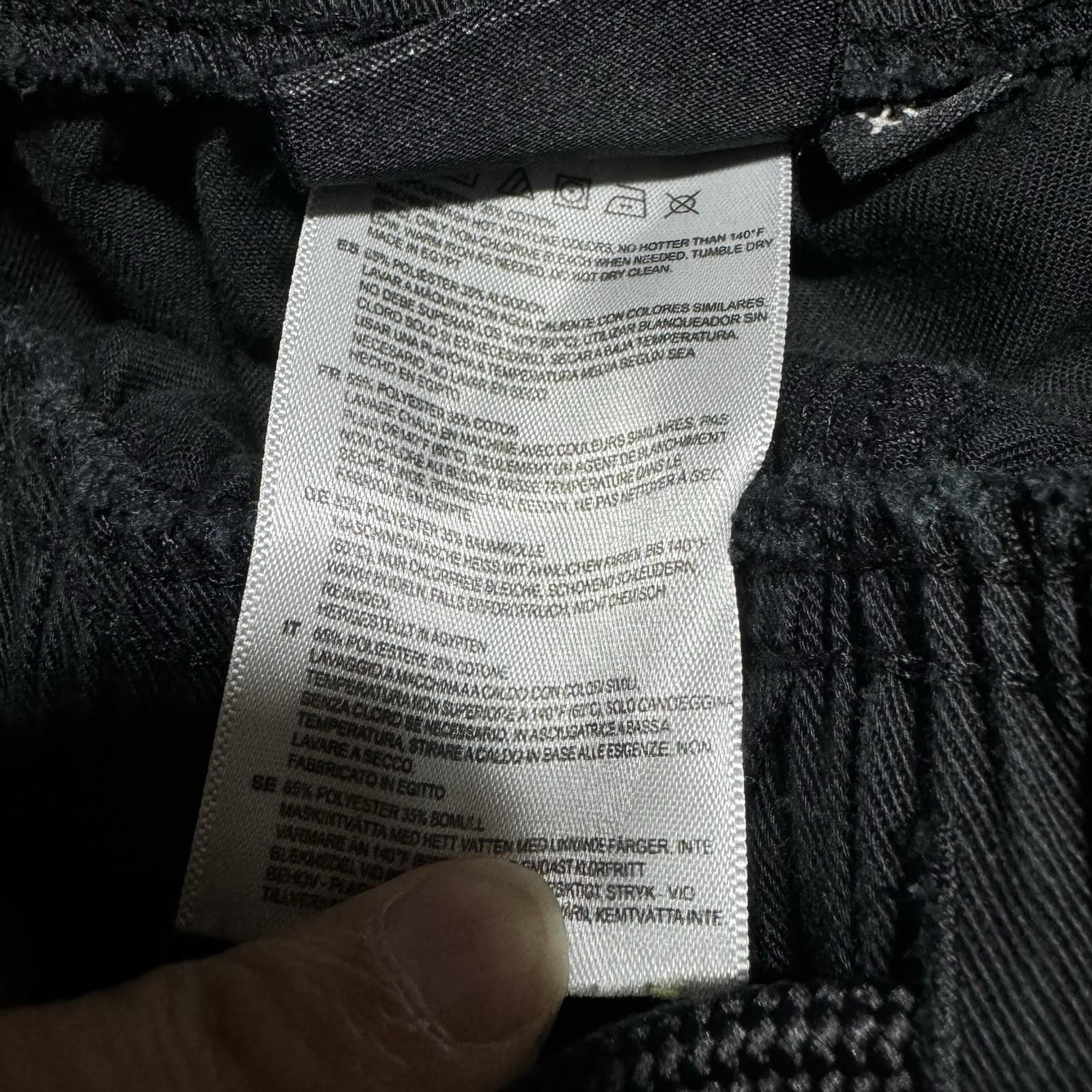 Chef Works Size XL Black Pants Beltless