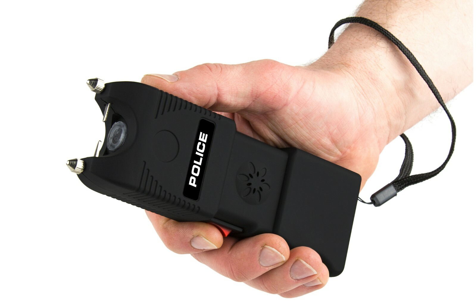 Police Stun Gun TW10 High Voltage Rechargeable LED Flashlight Siren Alarm