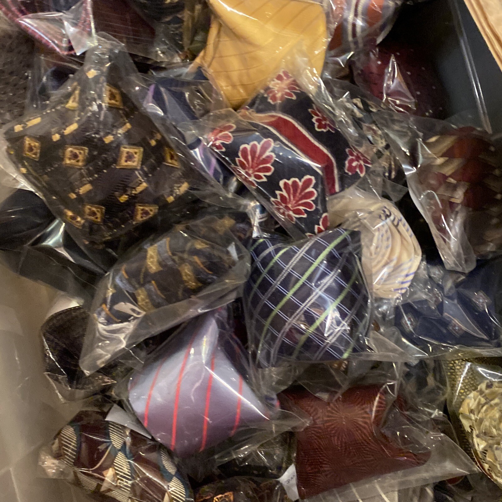 10 Ties RANDOM - Neck Tie Men's - LOT OF 10 Mystery Striped Plaid Solid Classic