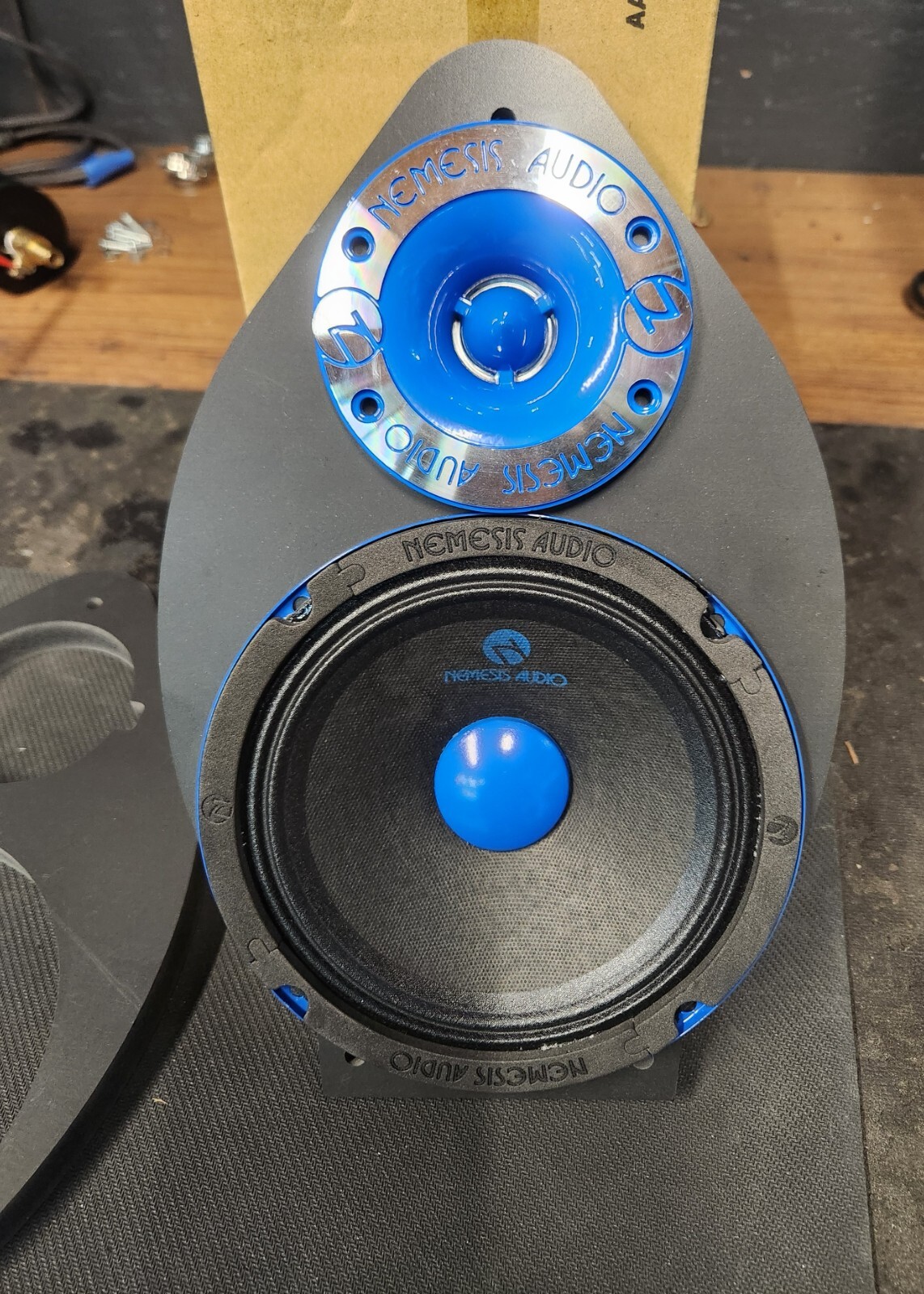 Custom Door Speaker Adapters 6x9 to 6.5 w 3.5 Tweeter 2014-2026 Chevy GMC GM