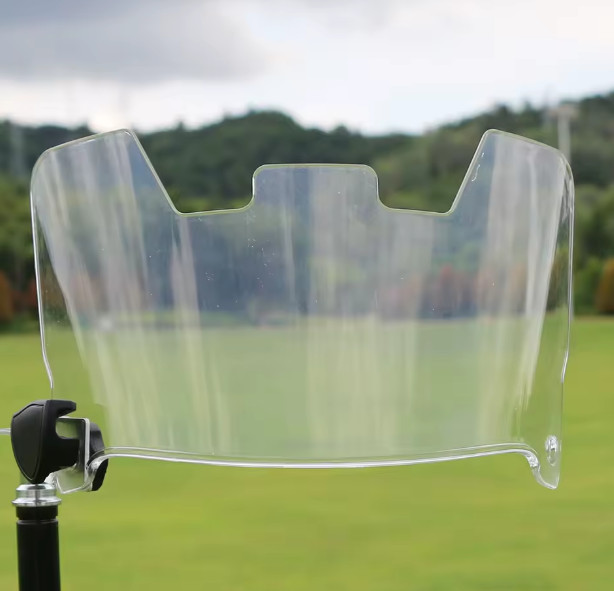 CLEAR Full Size Football Helmet Visor, Eye Shield With Quick Clips