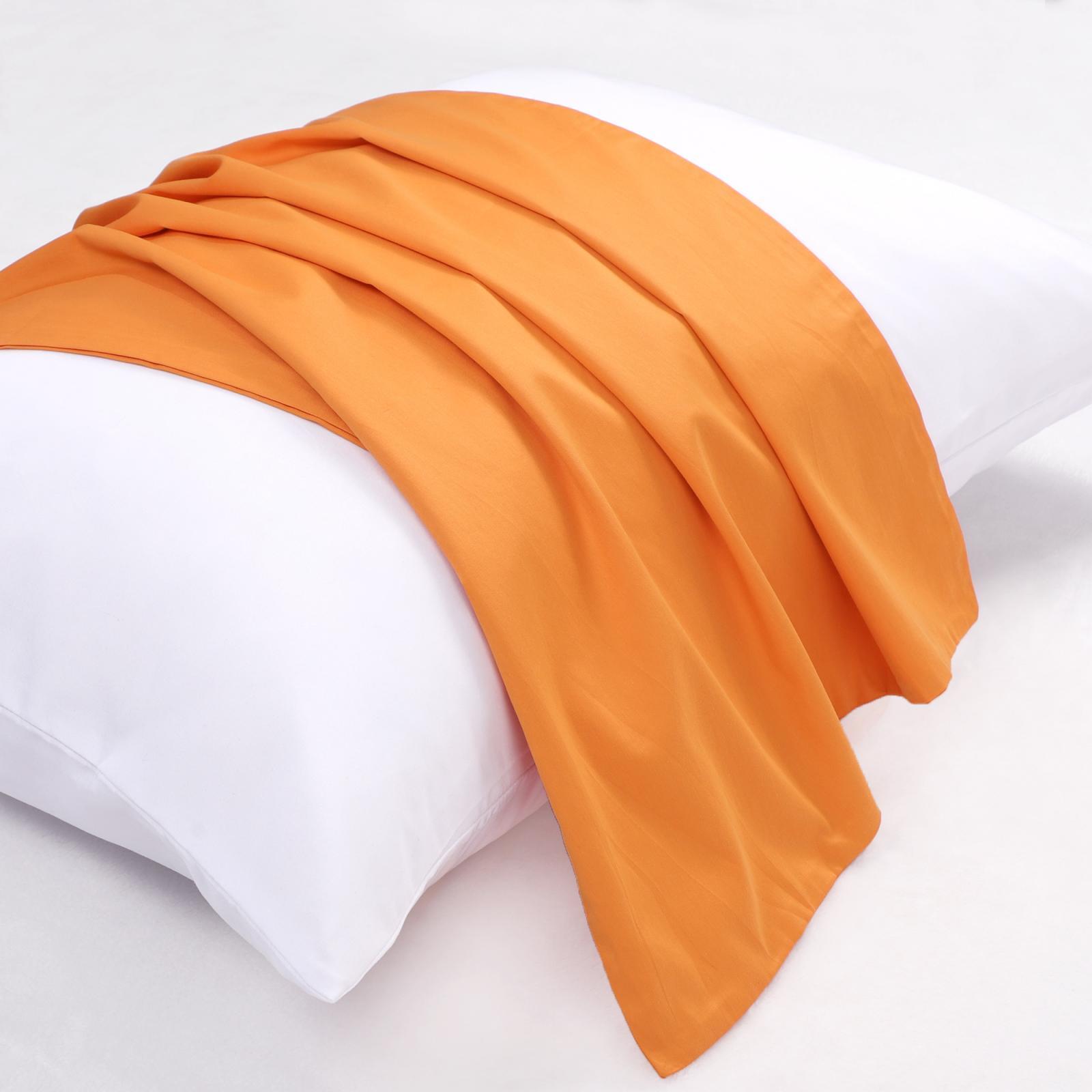 PiccoCasa Egyptian Cotton Pillow Case 300TC Body Zipper Closure Pillow Cover