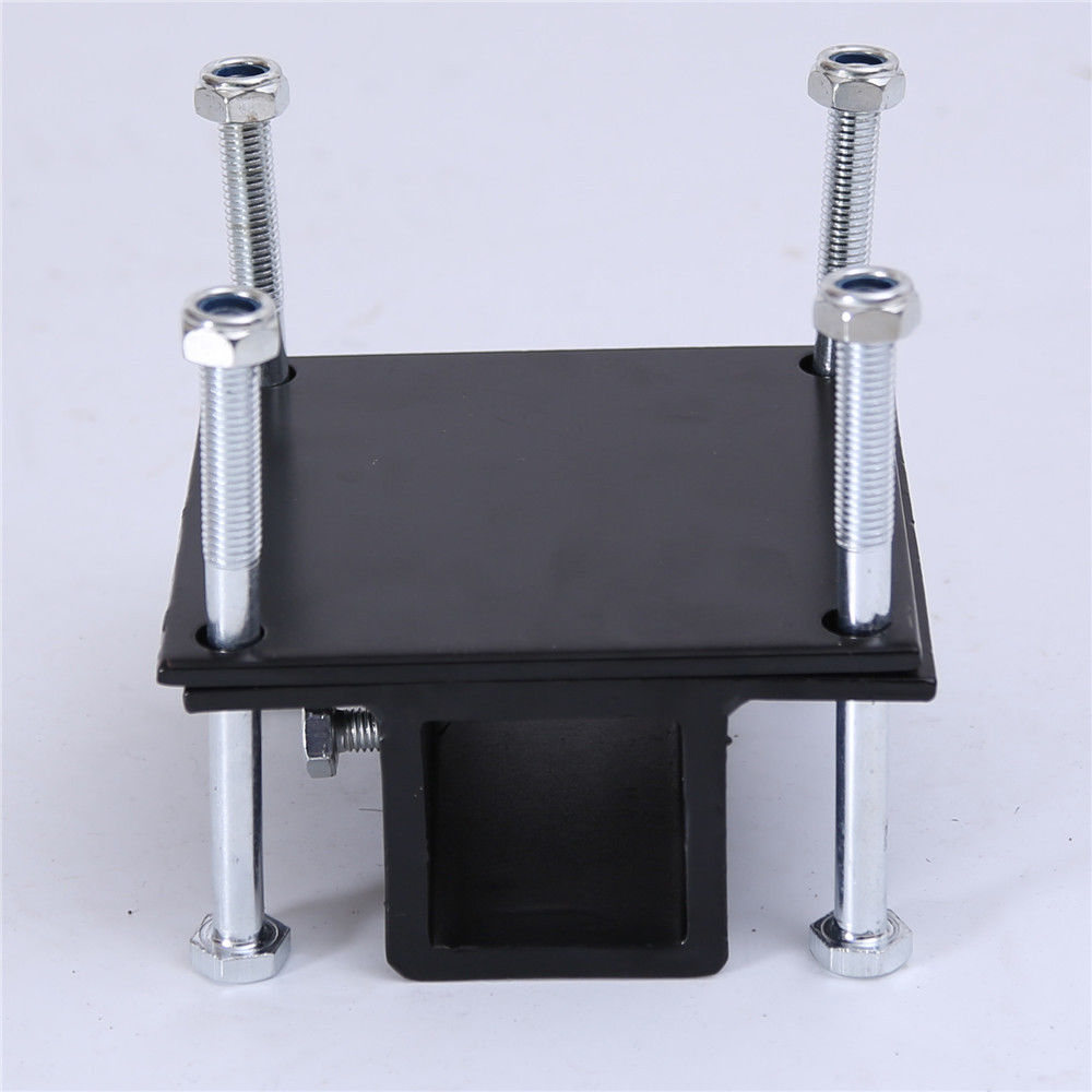4''- 4.5" Square RV Bumper Receiver Adapter 2'' Hitch Mount Bike Rack Carrier