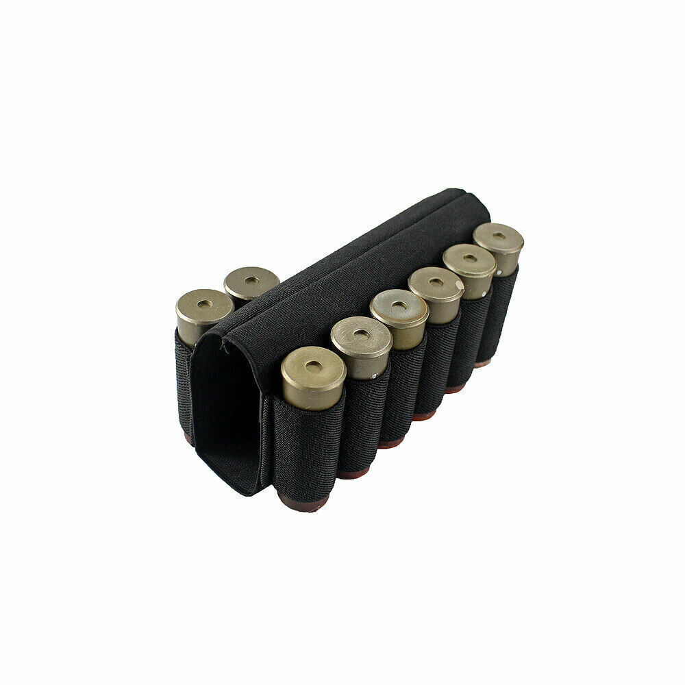 8 Round Shotgun Buttstock Shell Holder Ammo Tactical Holster for 12 or 20 Gauge