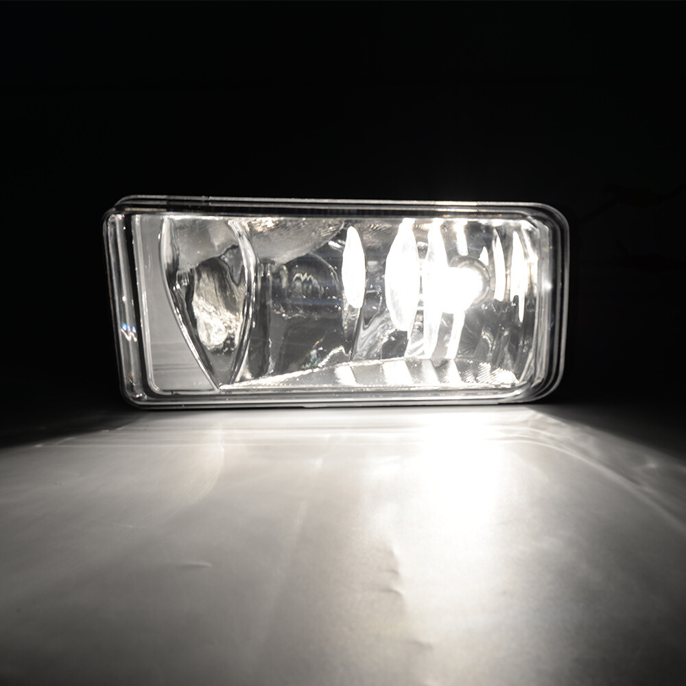 FIT FOR 07-15 CHEVY SILVERADO 1500 2500 3500 Front Bumper Fog Lights Lamps Pair