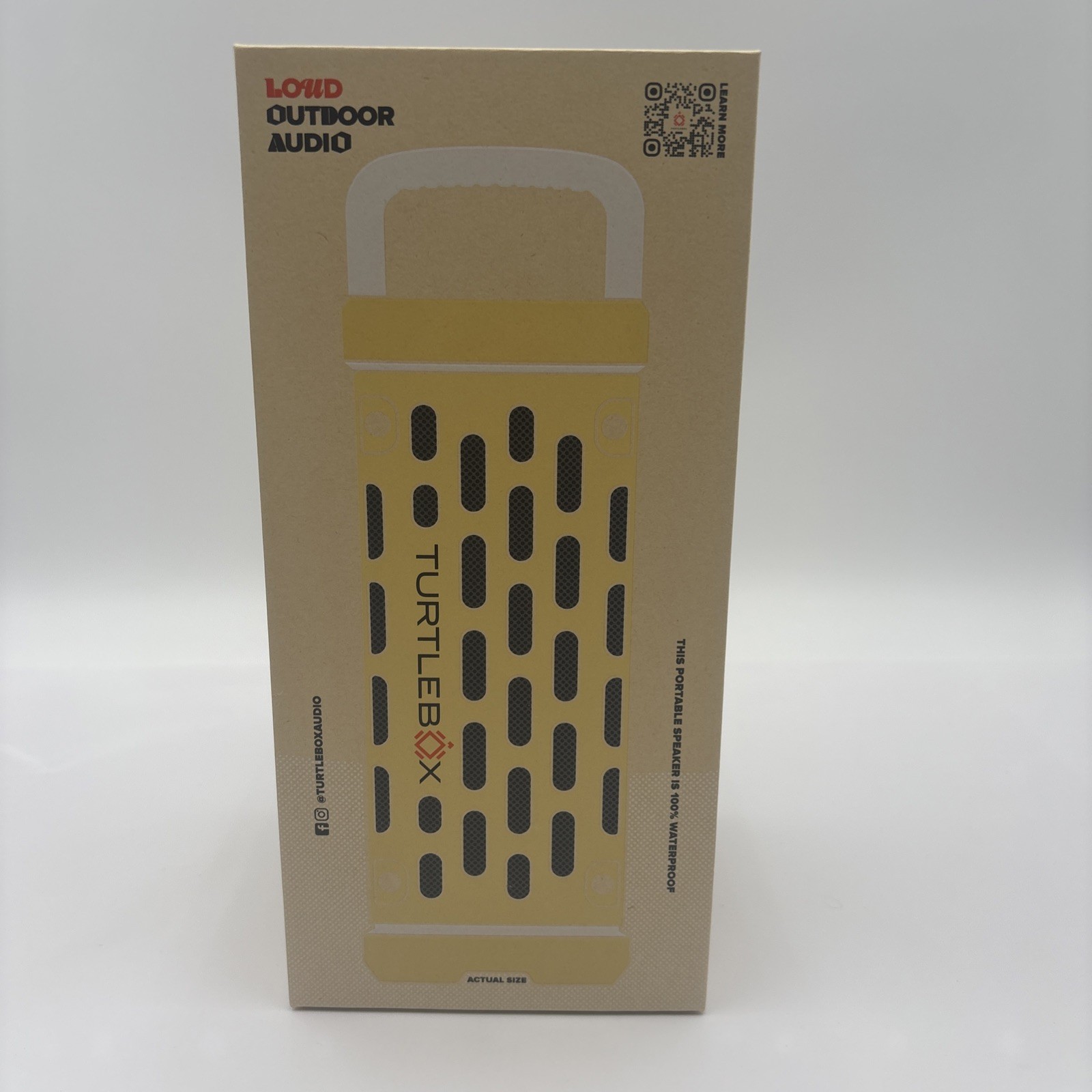 Turtlebox Ranger Loud Outdoor Bluetooth Speaker Yellow – Fight Lady New Sealed