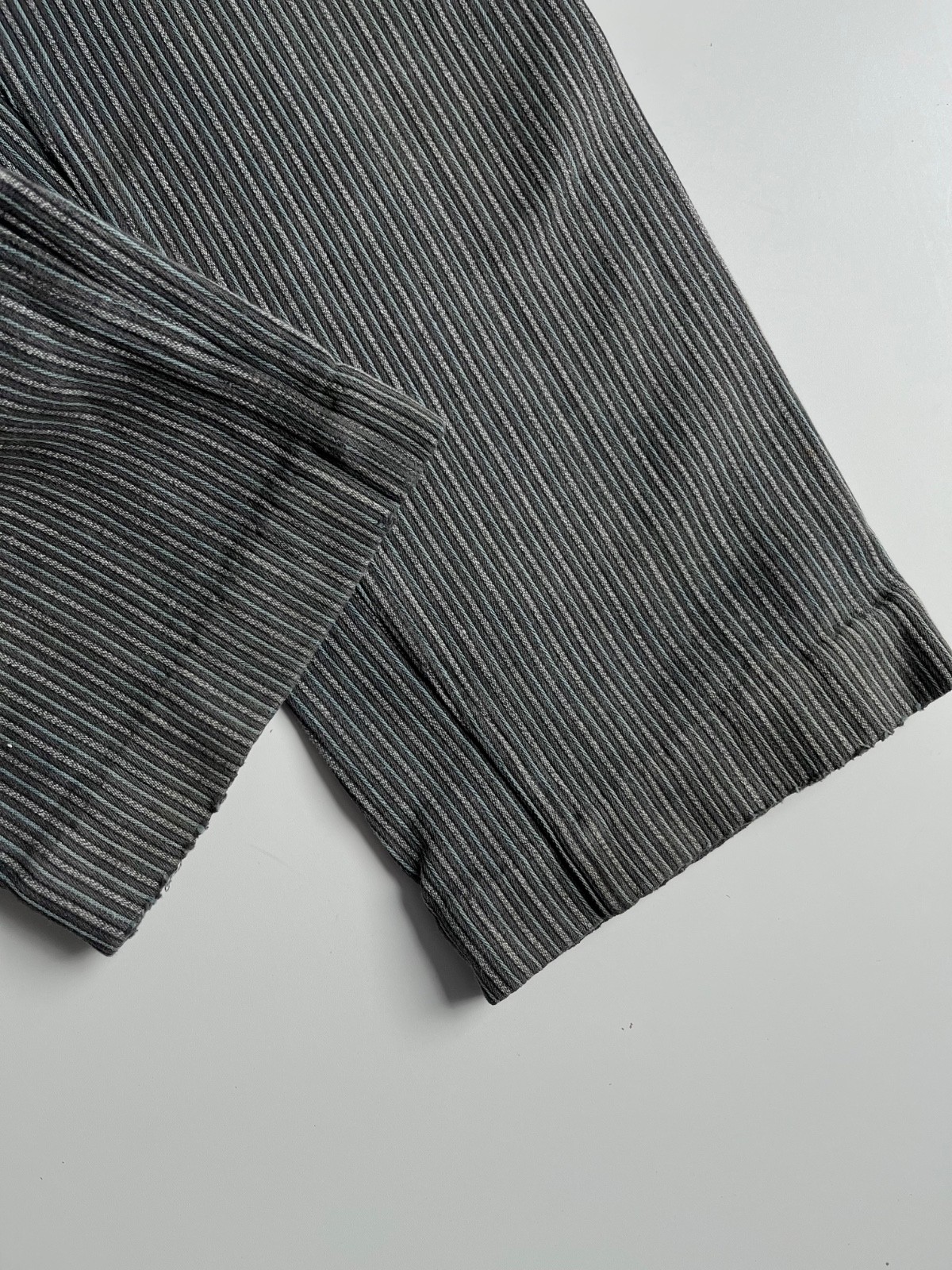 Vintage 1940s French Bleu Work Stripes Pants Made in France size 30 x 26